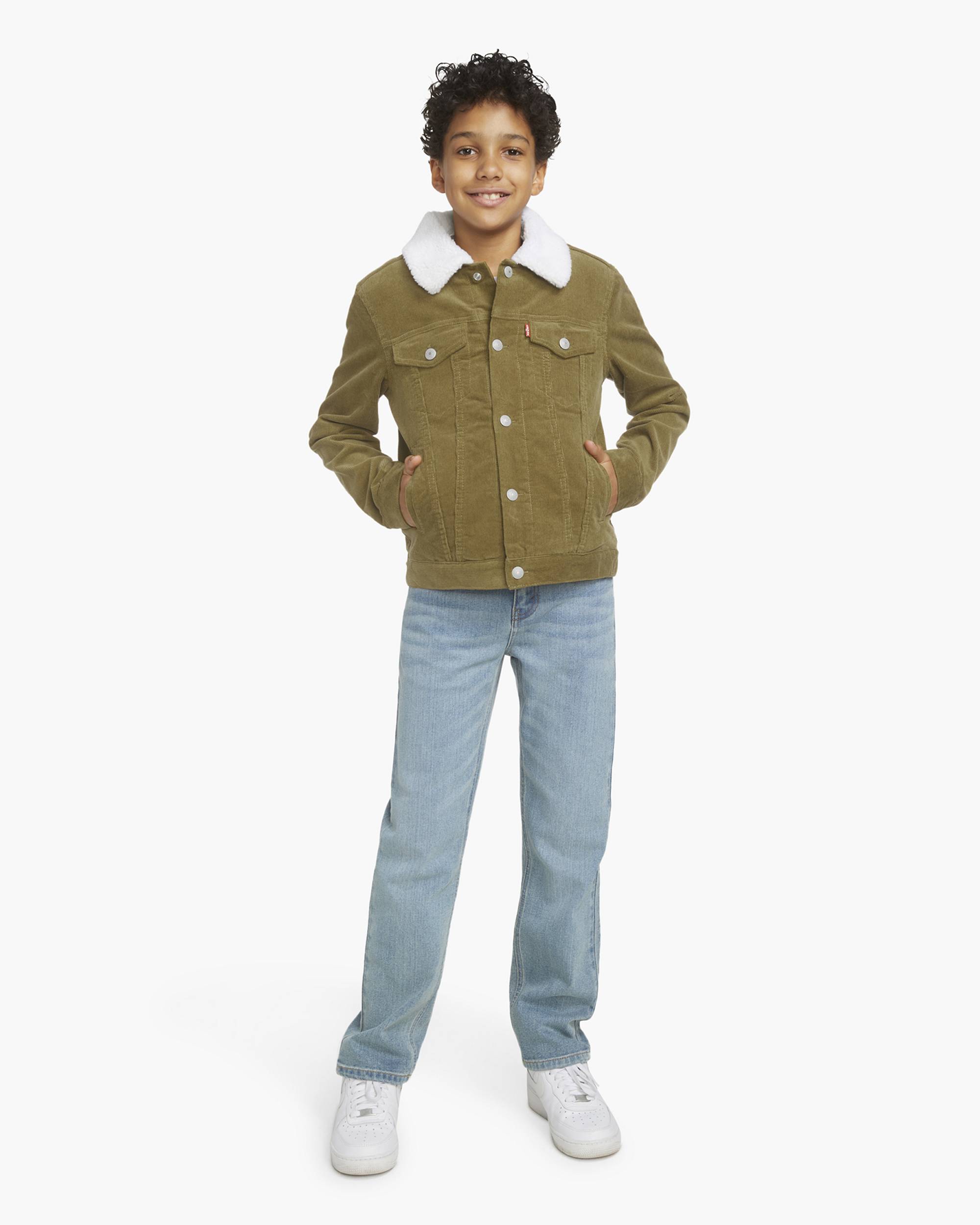 Corduroy Trucker Jacket Big Boys 8-20 - Brown | Levi's® US Corduroy Trucker Jacket Big Boys 8-20 - Brown | Levi's® US