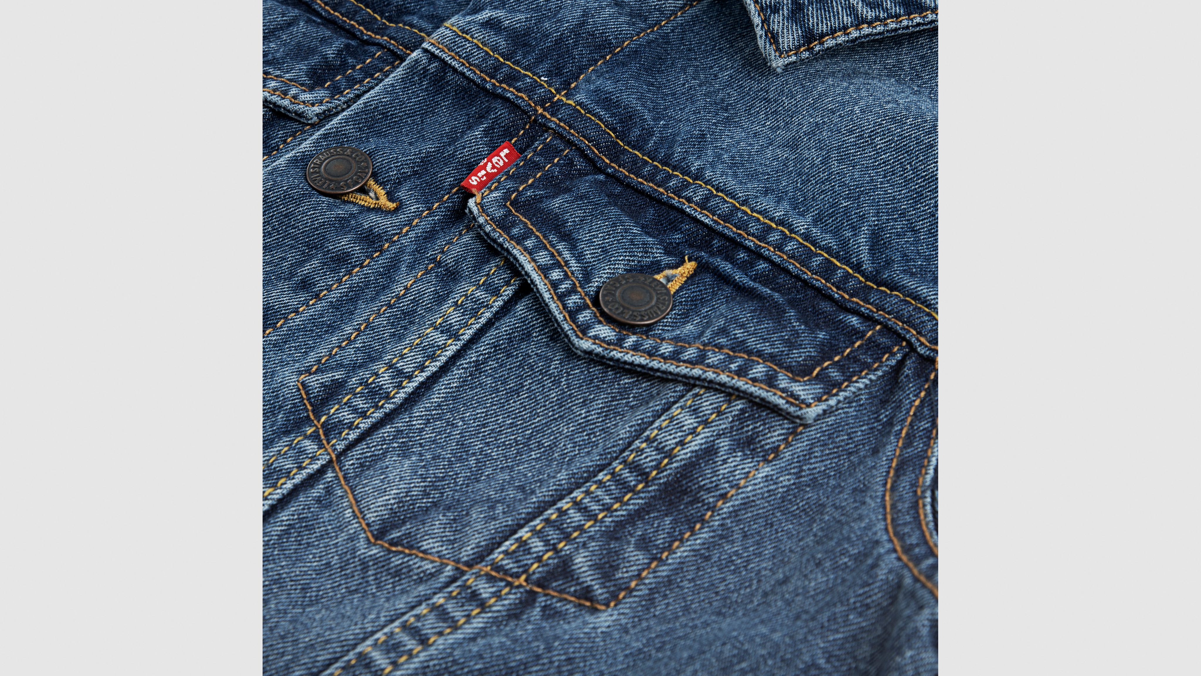 Trucker Jacket With Patches Big Boys S-XL 5