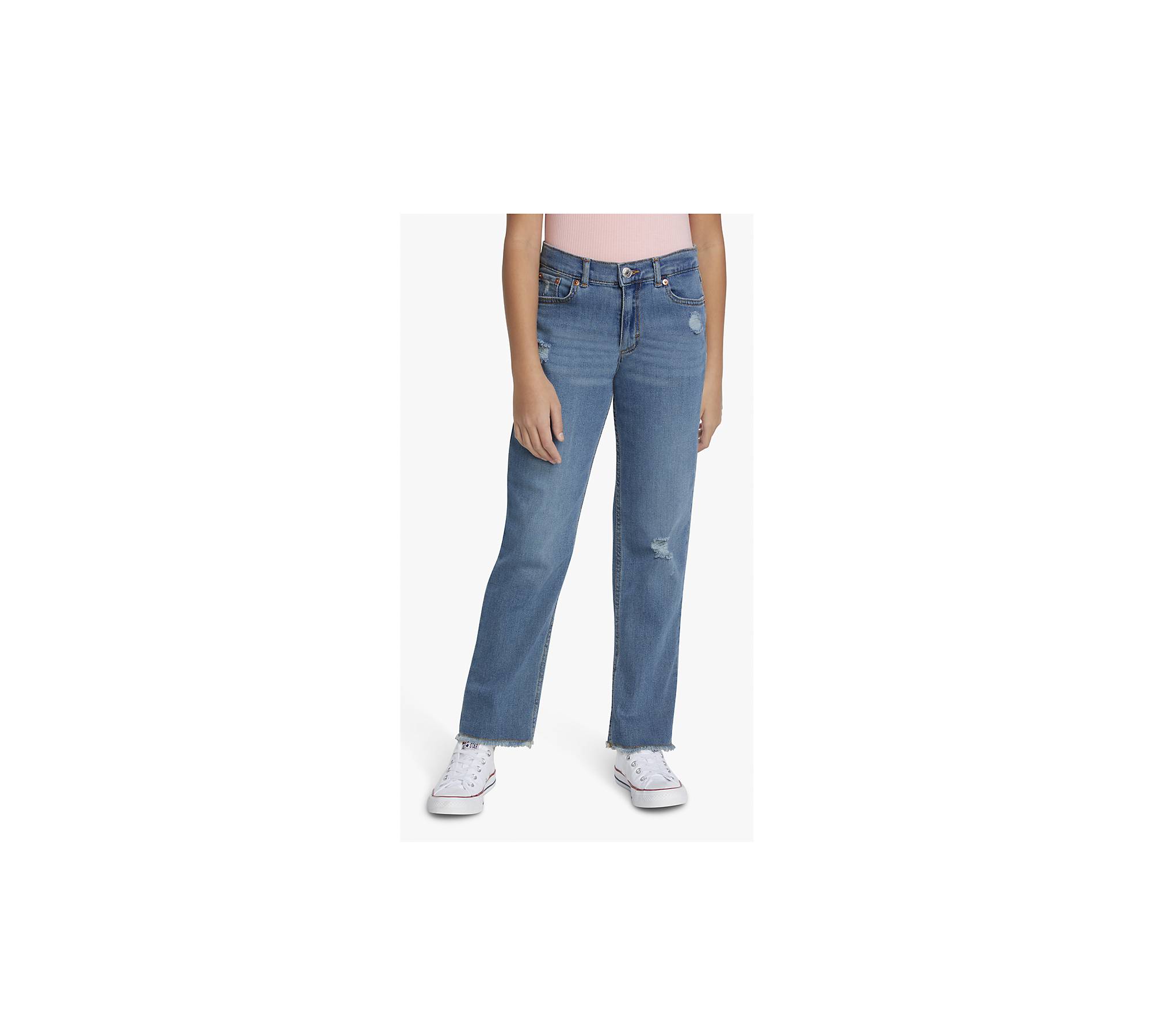 Levi's® Mini Mom Big Girls Jeans 7-16 - Dark Wash