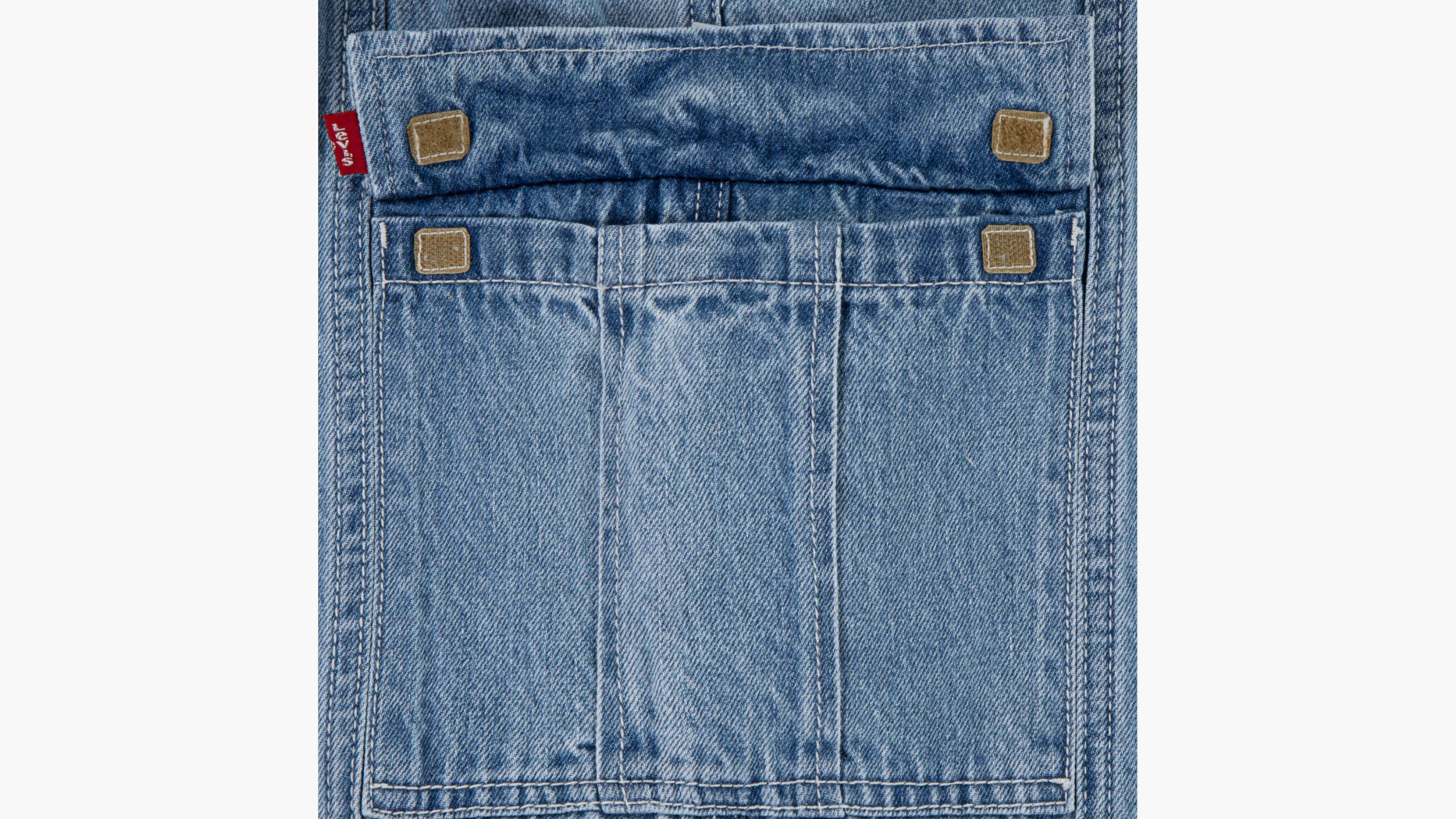 Denim Parachute Cargo Pant Little Girls 4-6X 5