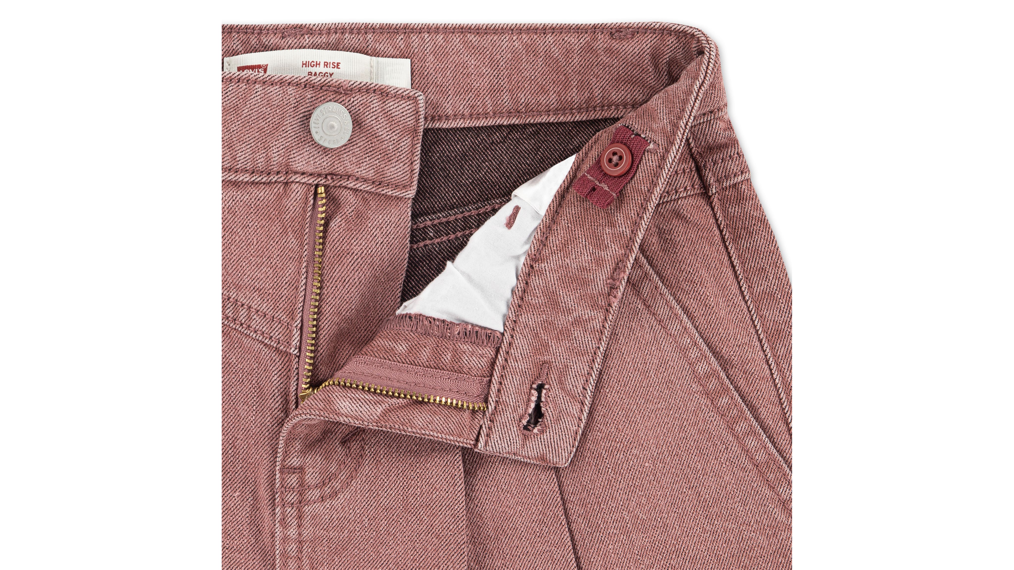 Western High Rise Baggy Big Girls 8-20 - Pink | Levi's® US
