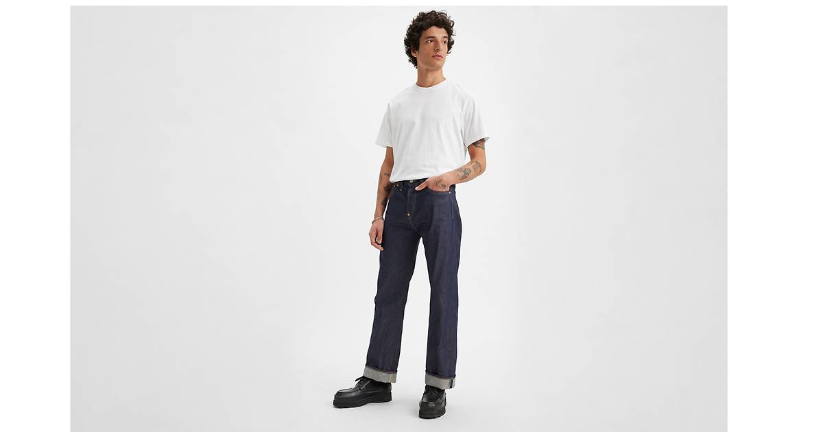 1937 501® Original Fit Selvedge Men's Jeans - Dark Wash