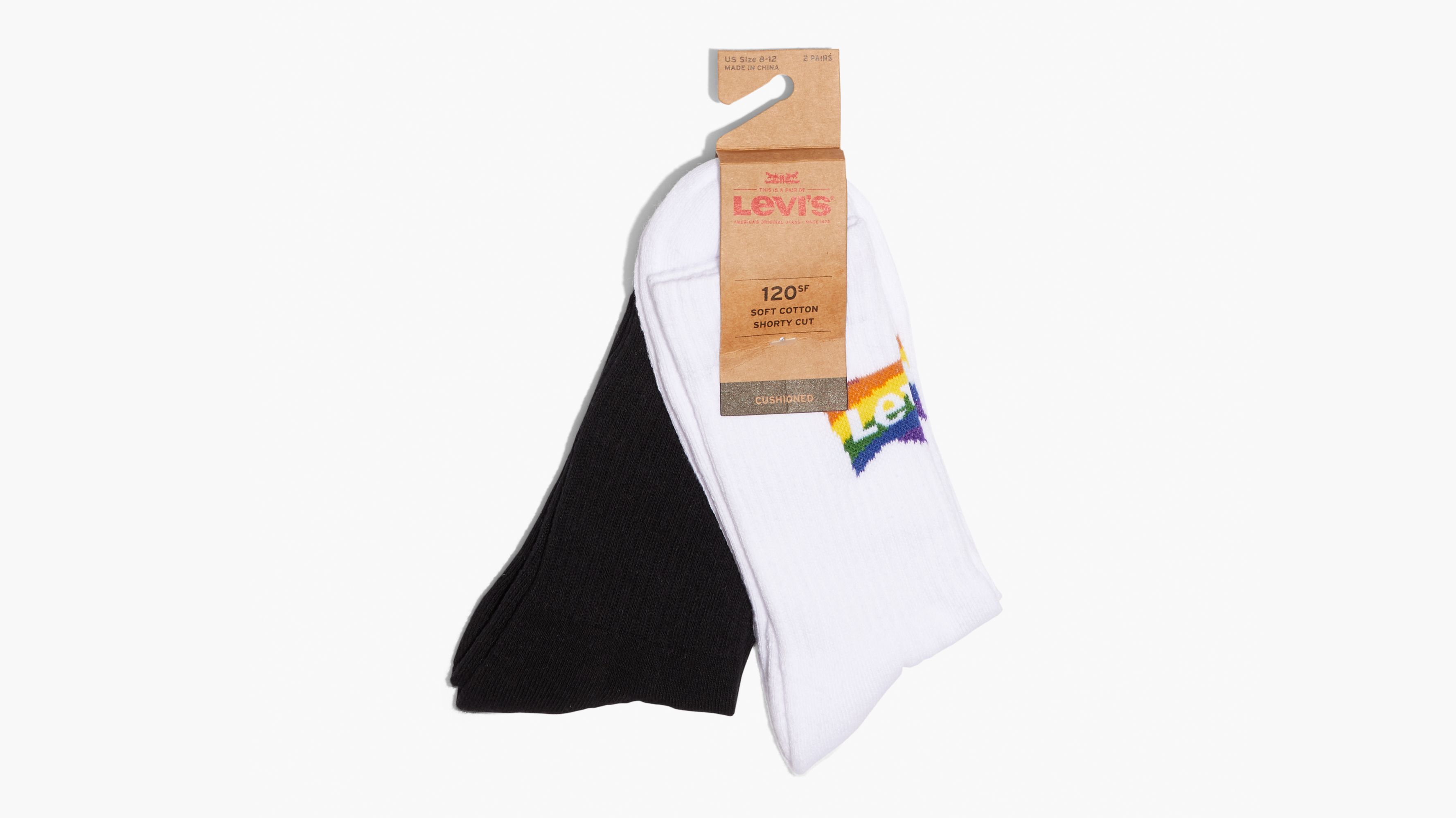 Levi's® Pride Short Cut 2-Pack Socks 5