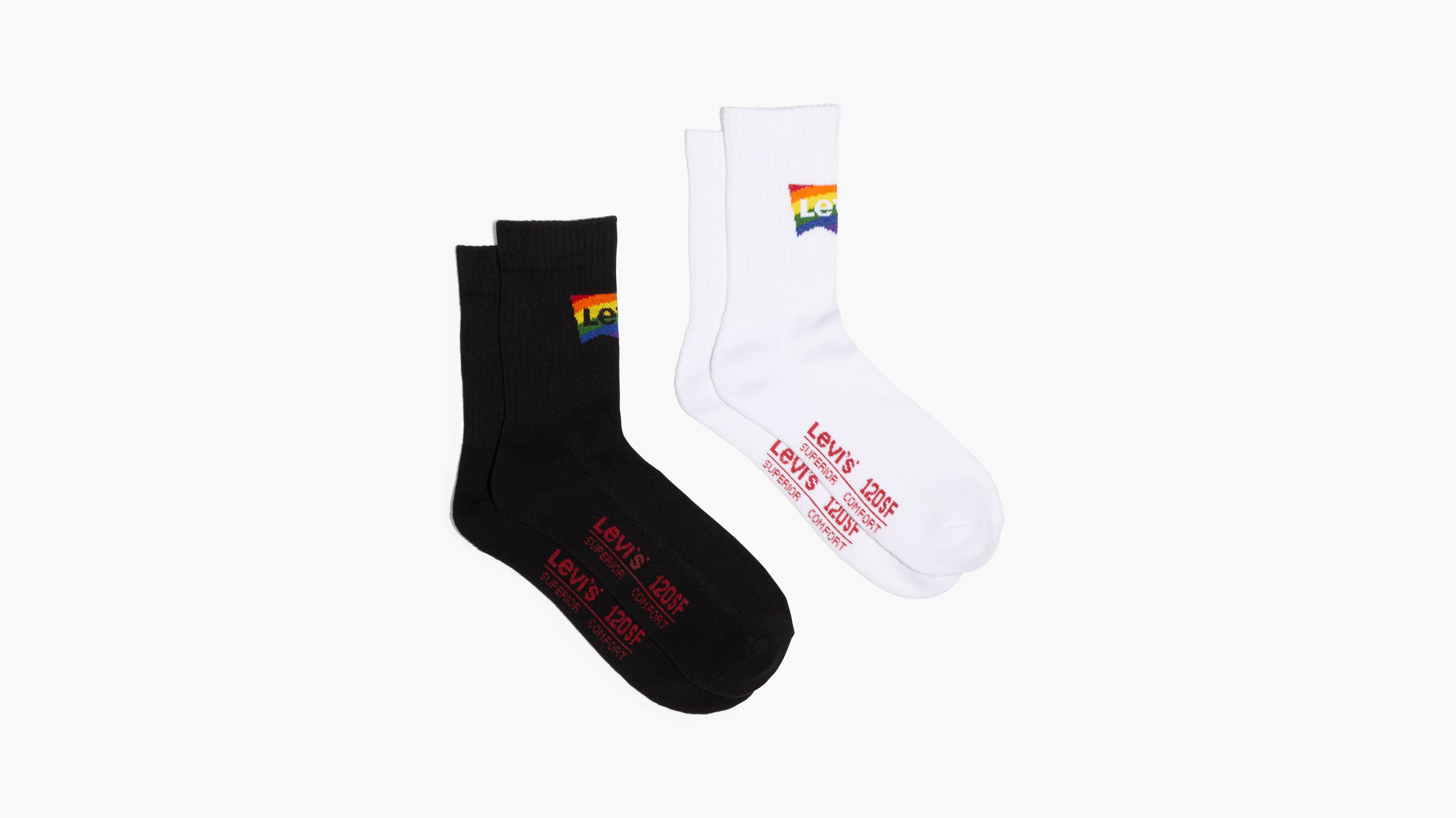 Levi's® Pride Short Cut 2-Pack Socks 1