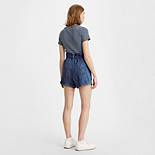 High-Waisted Paperbag Women's Shorts 3