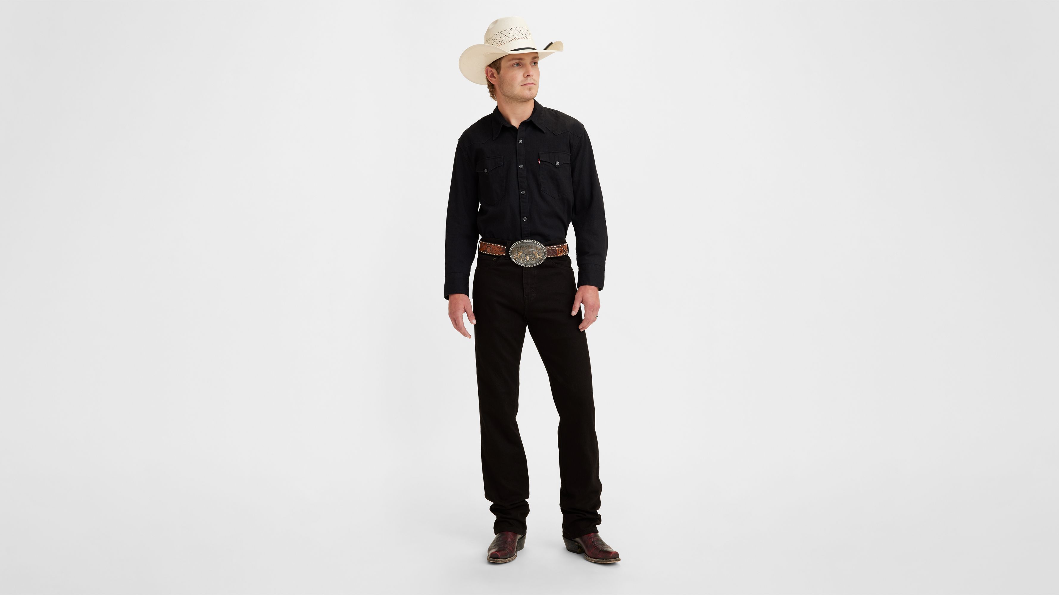 Levis cowboy shop cut jeans