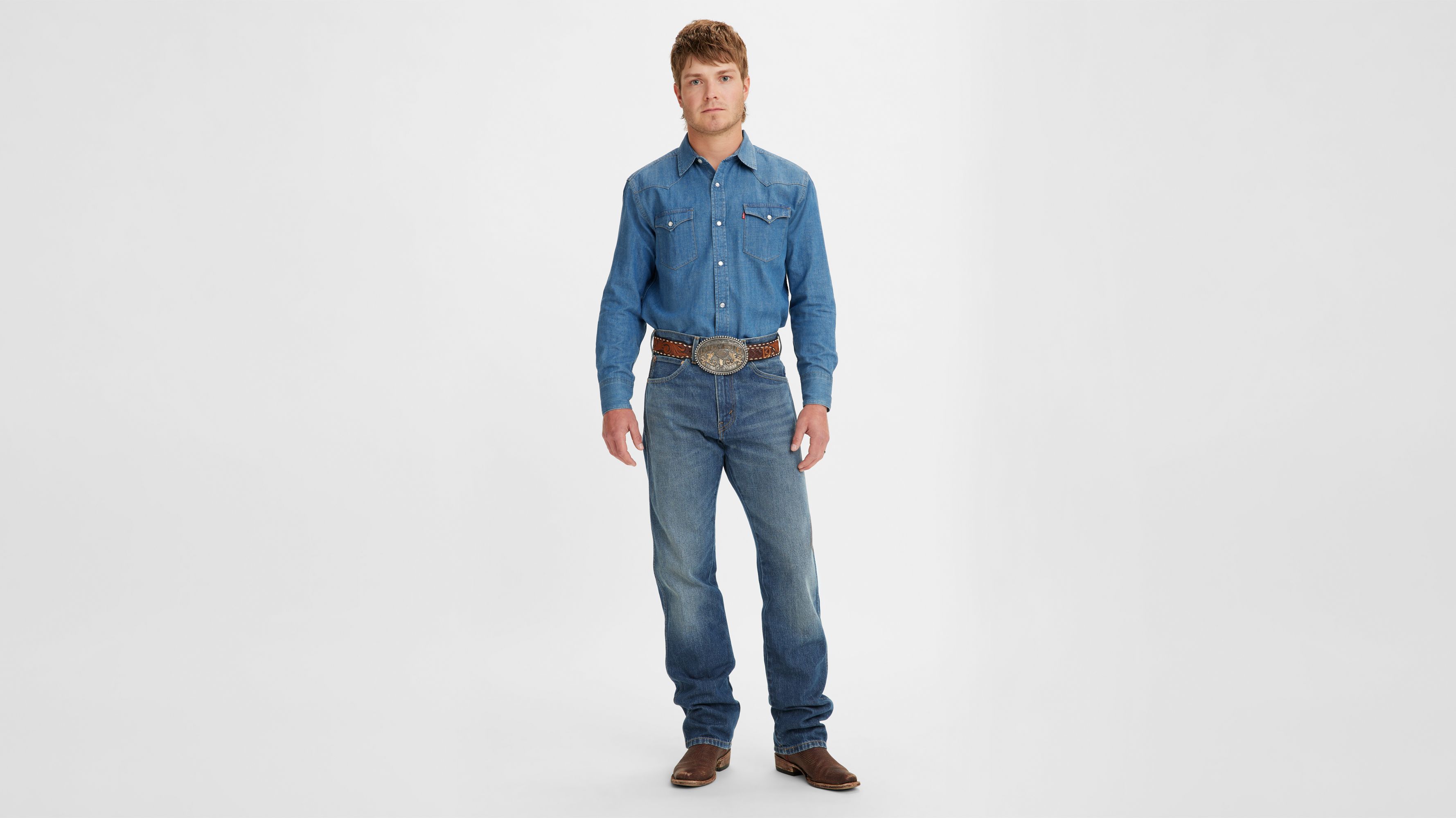 levi's relaxed fit bootcut jeans