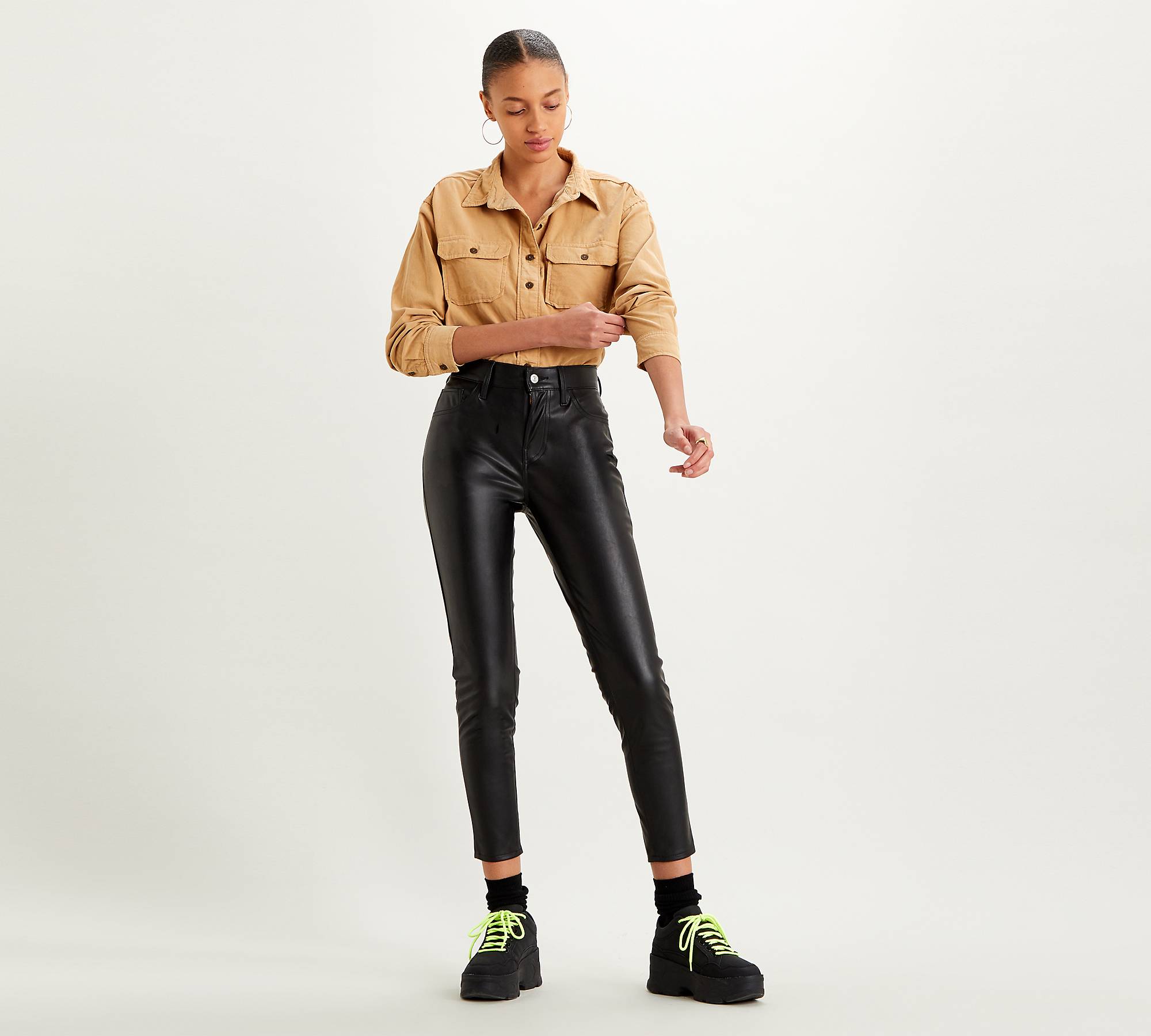 720™ Faux Leather Ankle Jeans 1