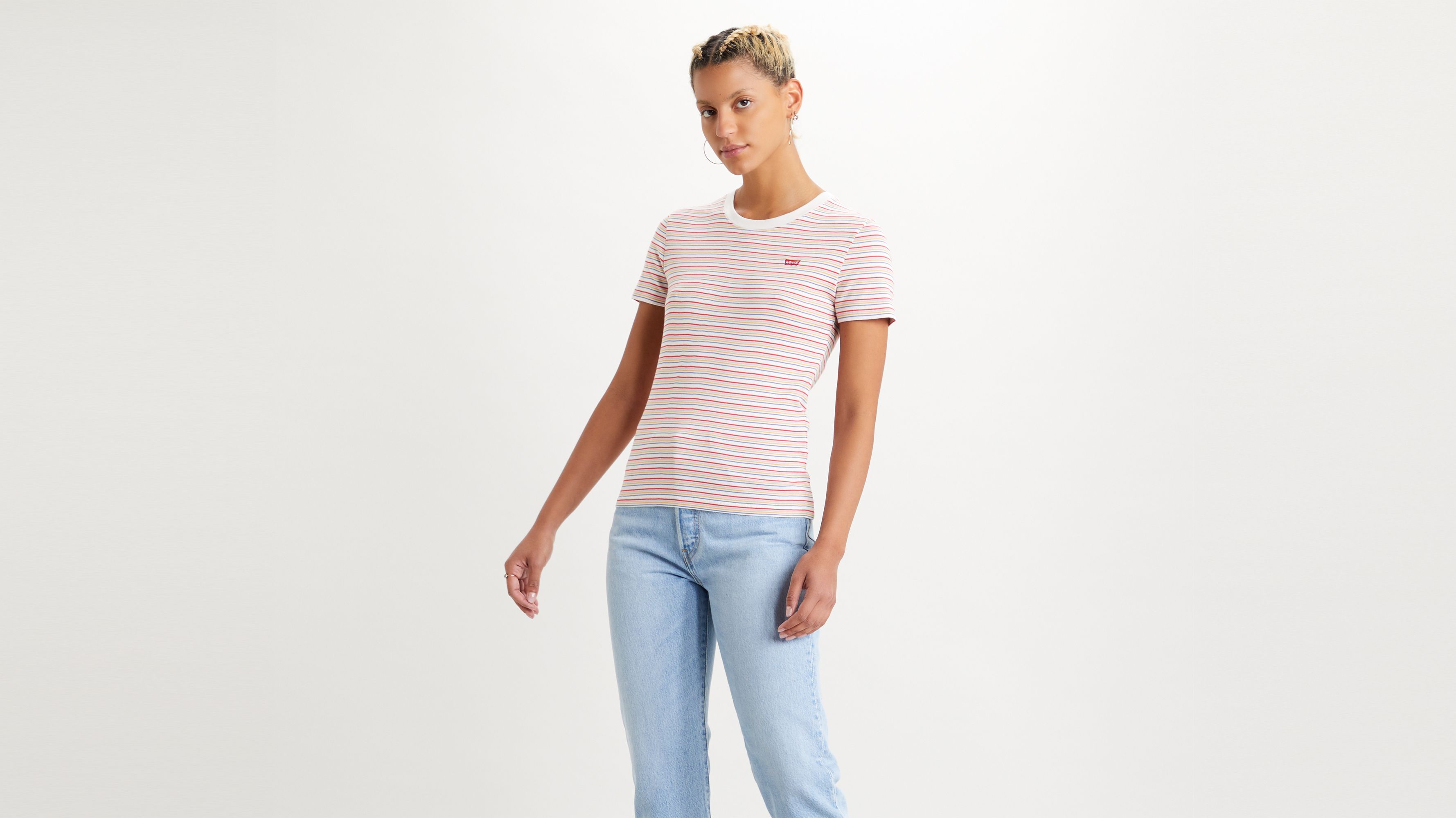 Ribbed Baby Tee - Multi Colour | Levi's® CY