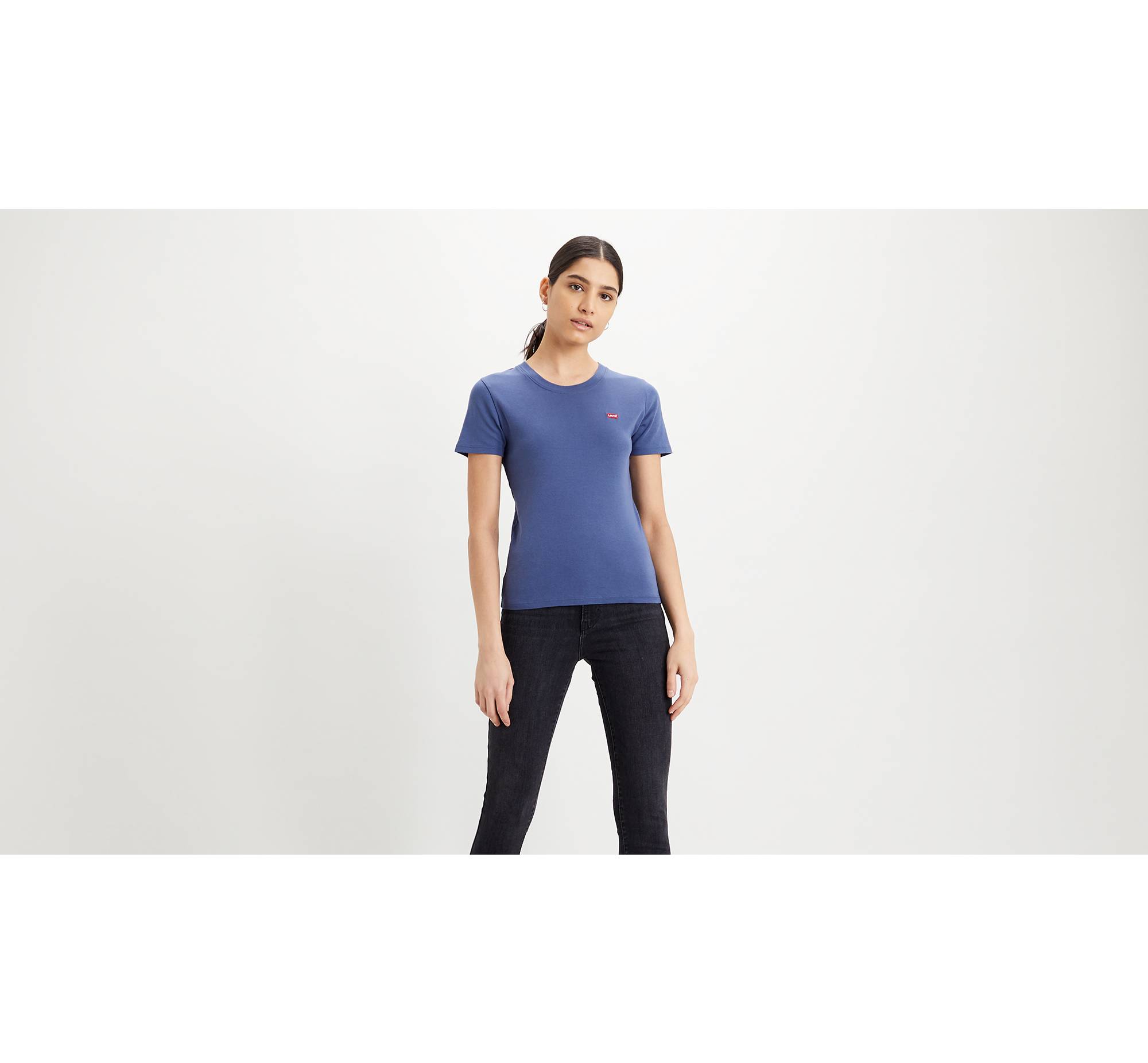 Ribbed Baby Tee - Blue | Levi's® GR