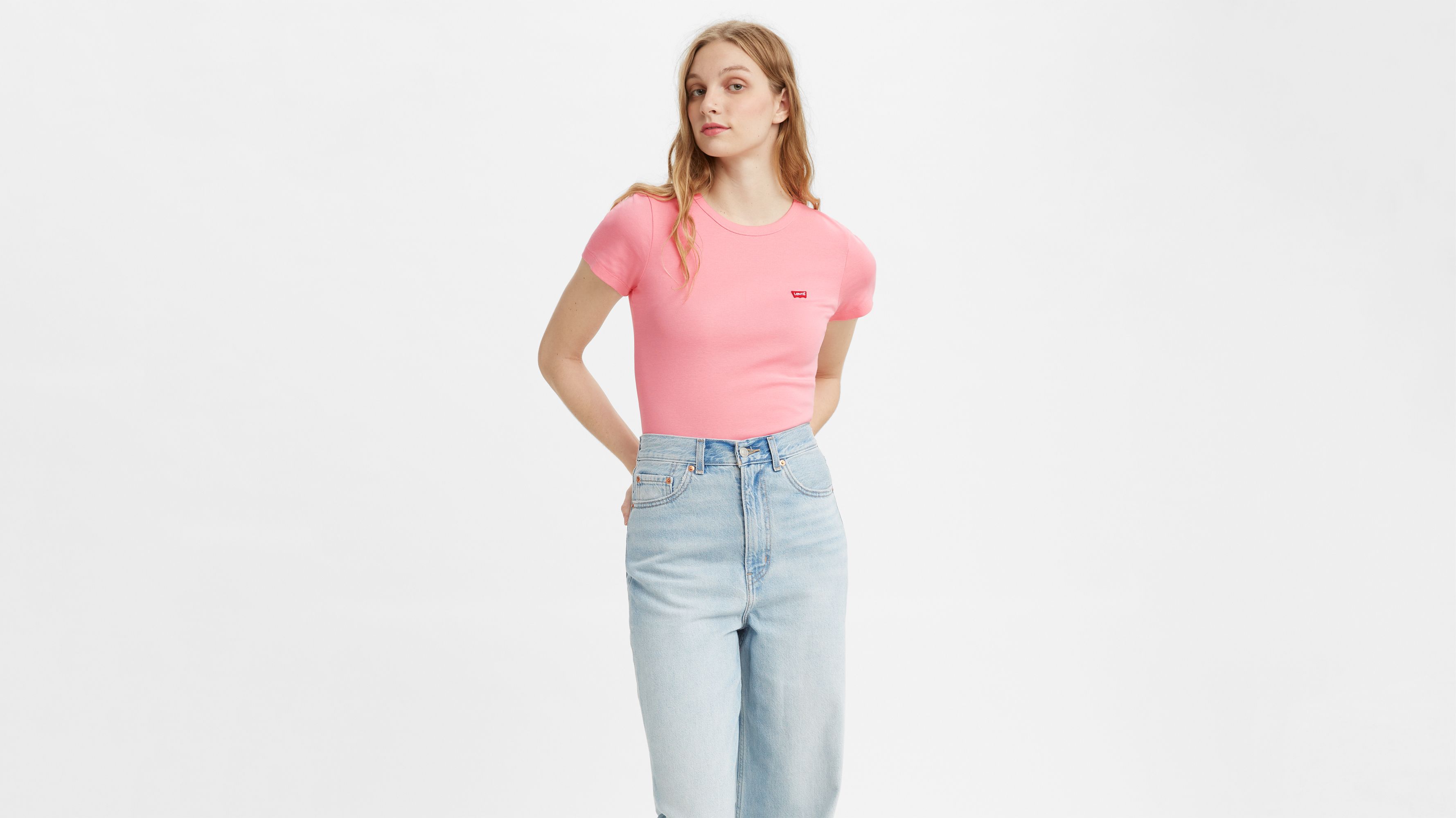 Levis deals pink top