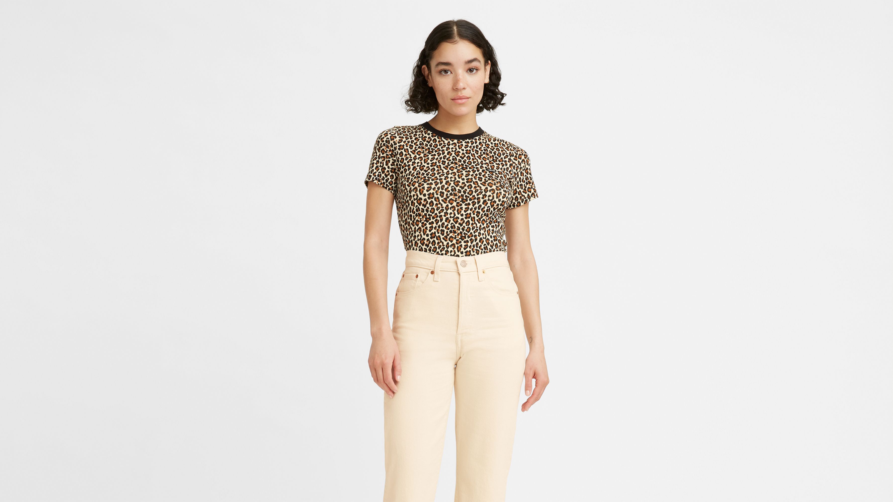 Ribbed Baby Tee Multi Colour Levi's® HR