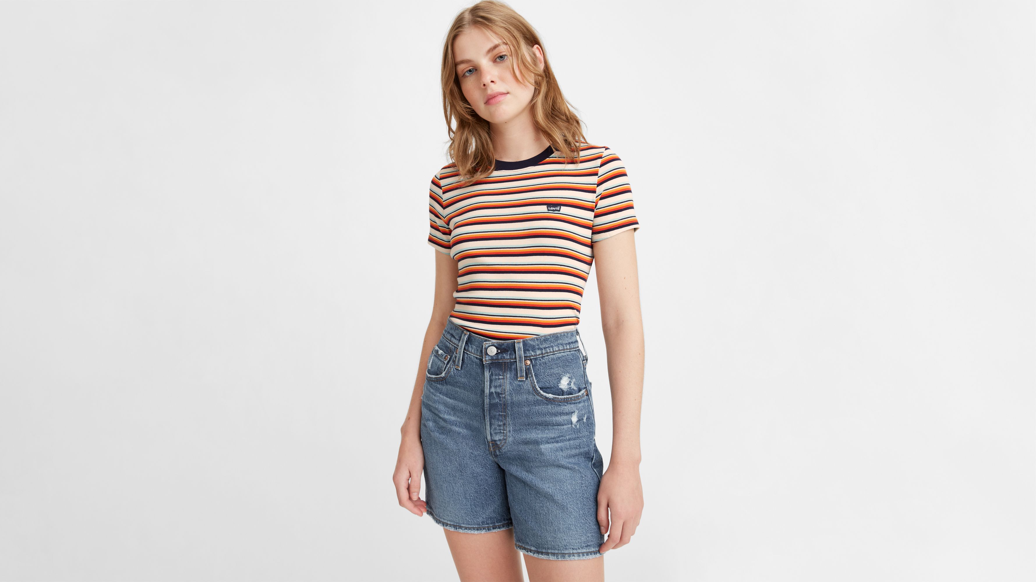 Short Sleeve Rib Baby T-shirt - Yellow | Levi's® US