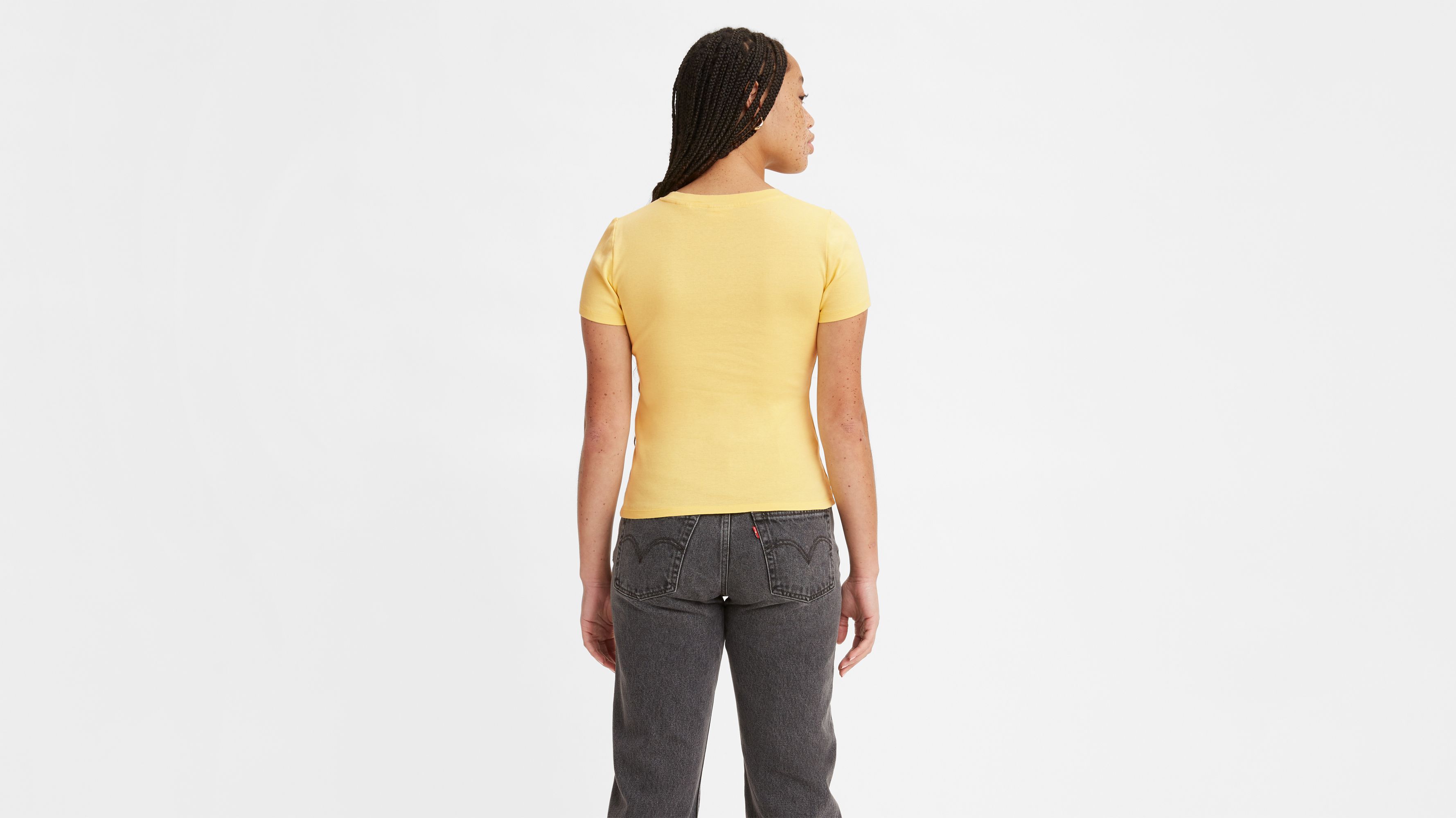 Short Sleeve Rib Baby T-shirt - Yellow | Levi's® US