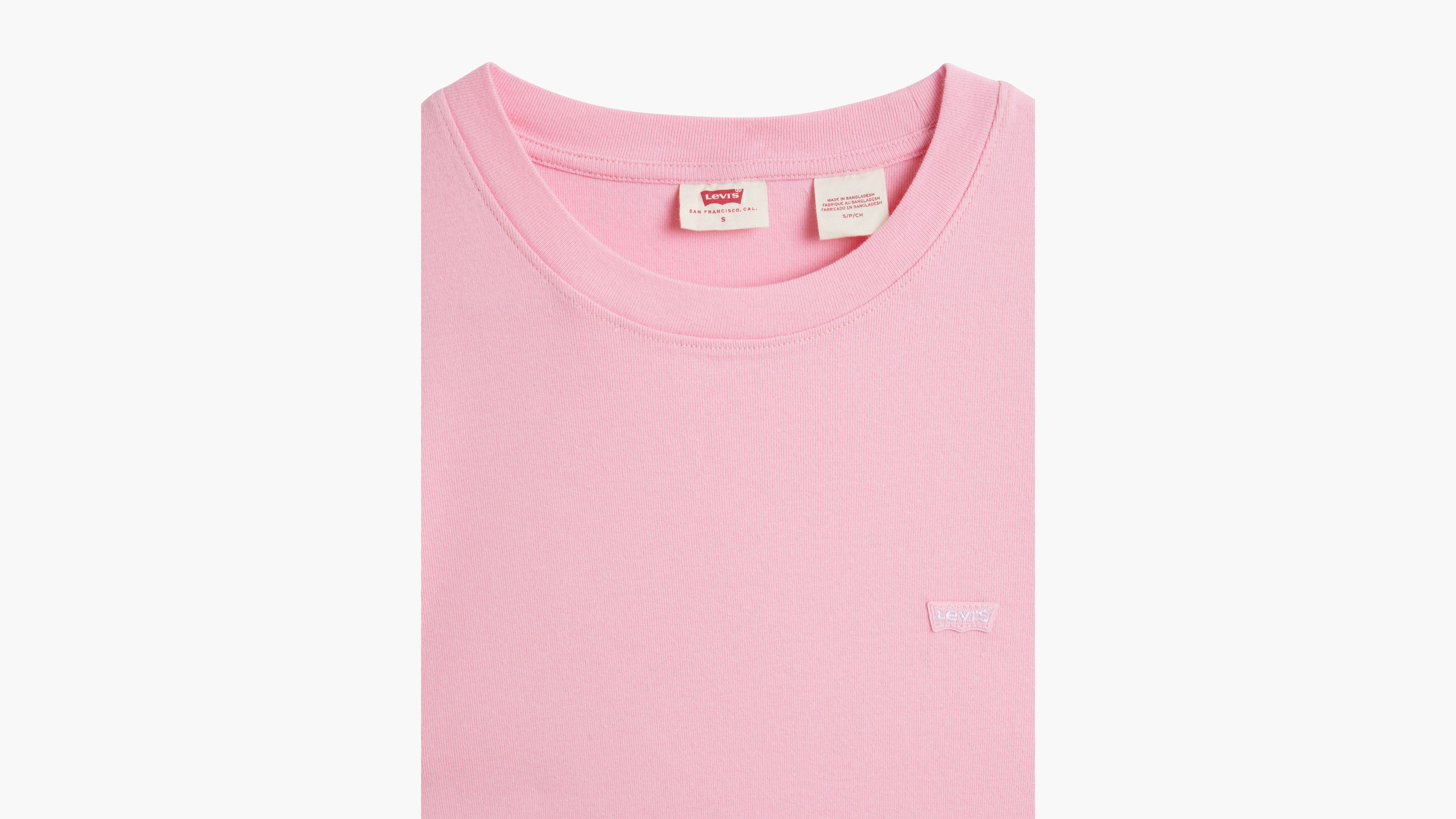 Short Sleeve Rib Baby T-shirt - Pink | Levi's® CA