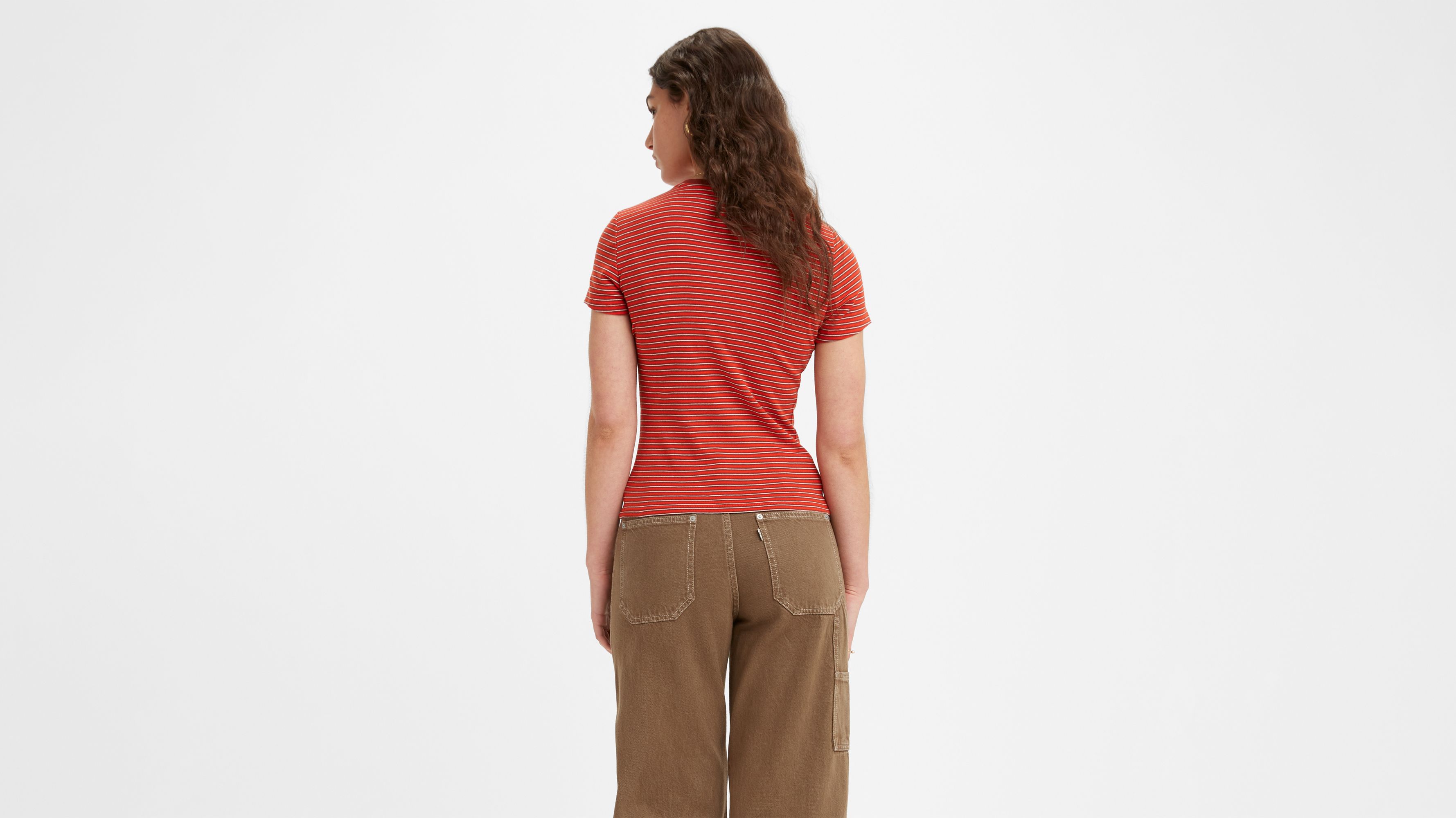 Short Sleeve Rib Baby T-shirt - Red | Levi's® US