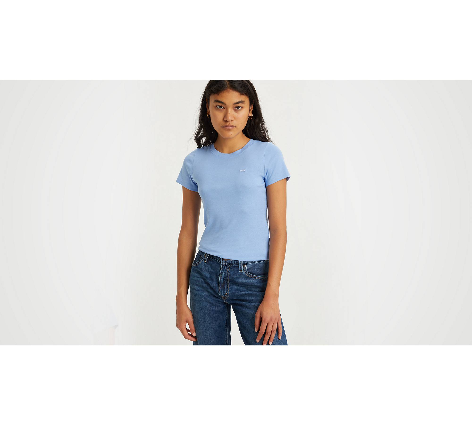 Short Sleeve Rib Baby T-shirt - Blue | Levi's® US
