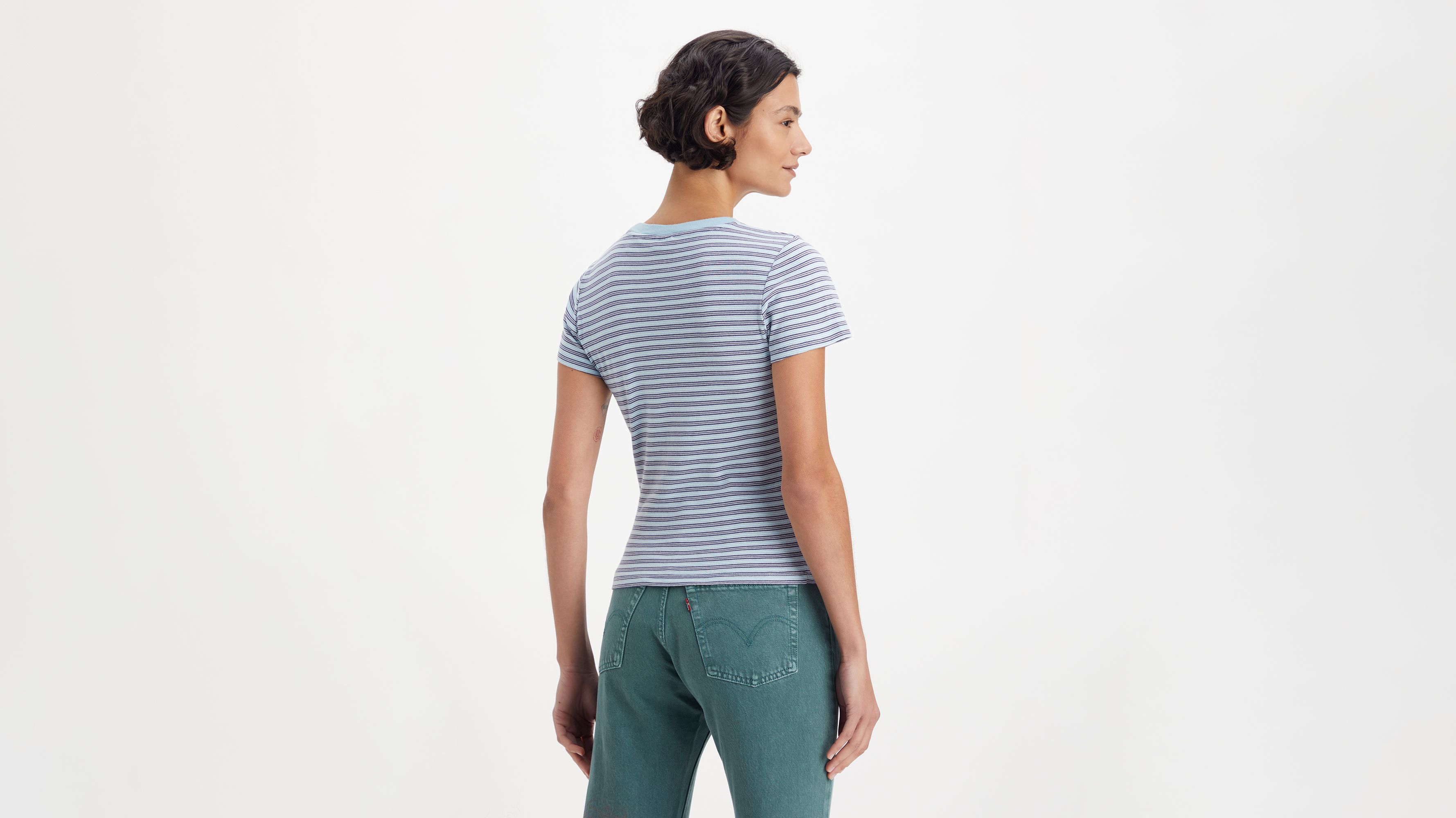 Short Sleeve Rib Baby T-Shirt 3