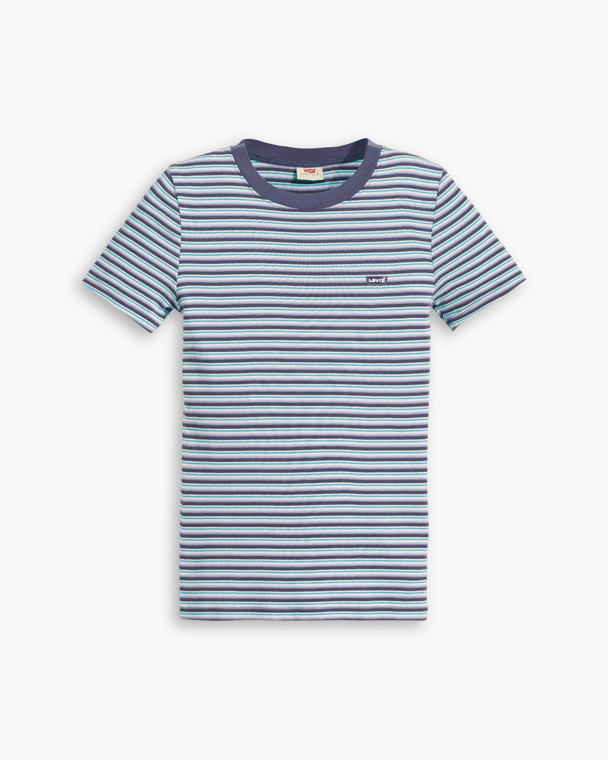 Short Sleeve Rib Baby T-shirt - Blue | Levi's® US Short Sleeve Rib Baby T-shirt - Blue | Levi's® US