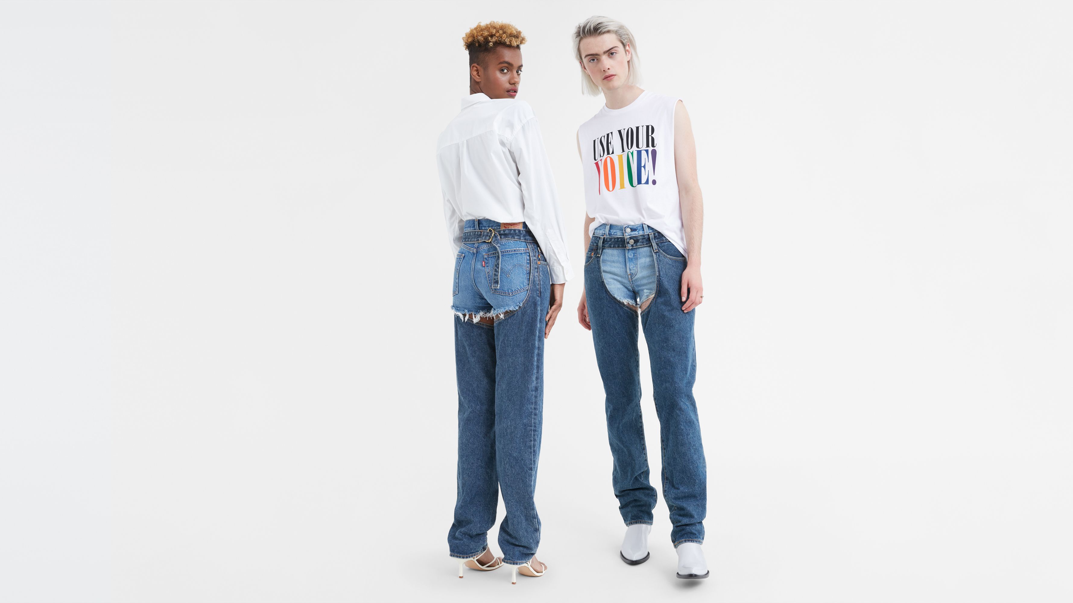 Top 61+ imagen levi’s pride chaps