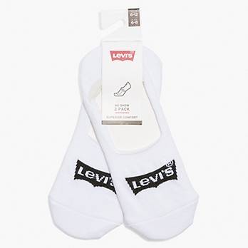 Levi's Logo No Show Socks® (2 Pack) 4