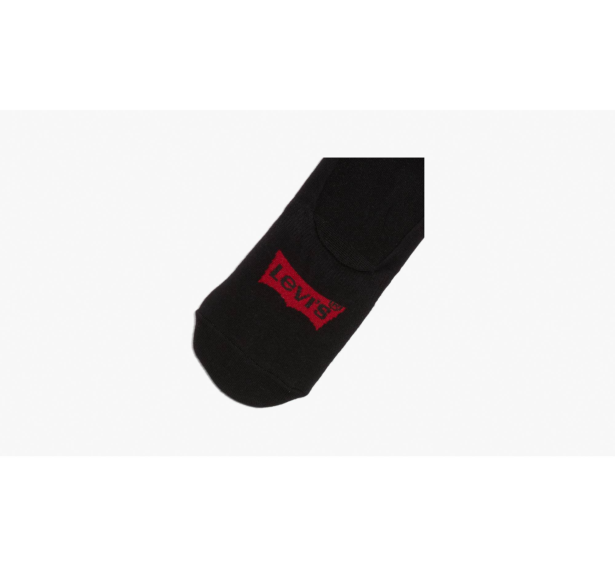 Levi's® Logo No Show Socks (2 Pack) - Black | Levi's® US