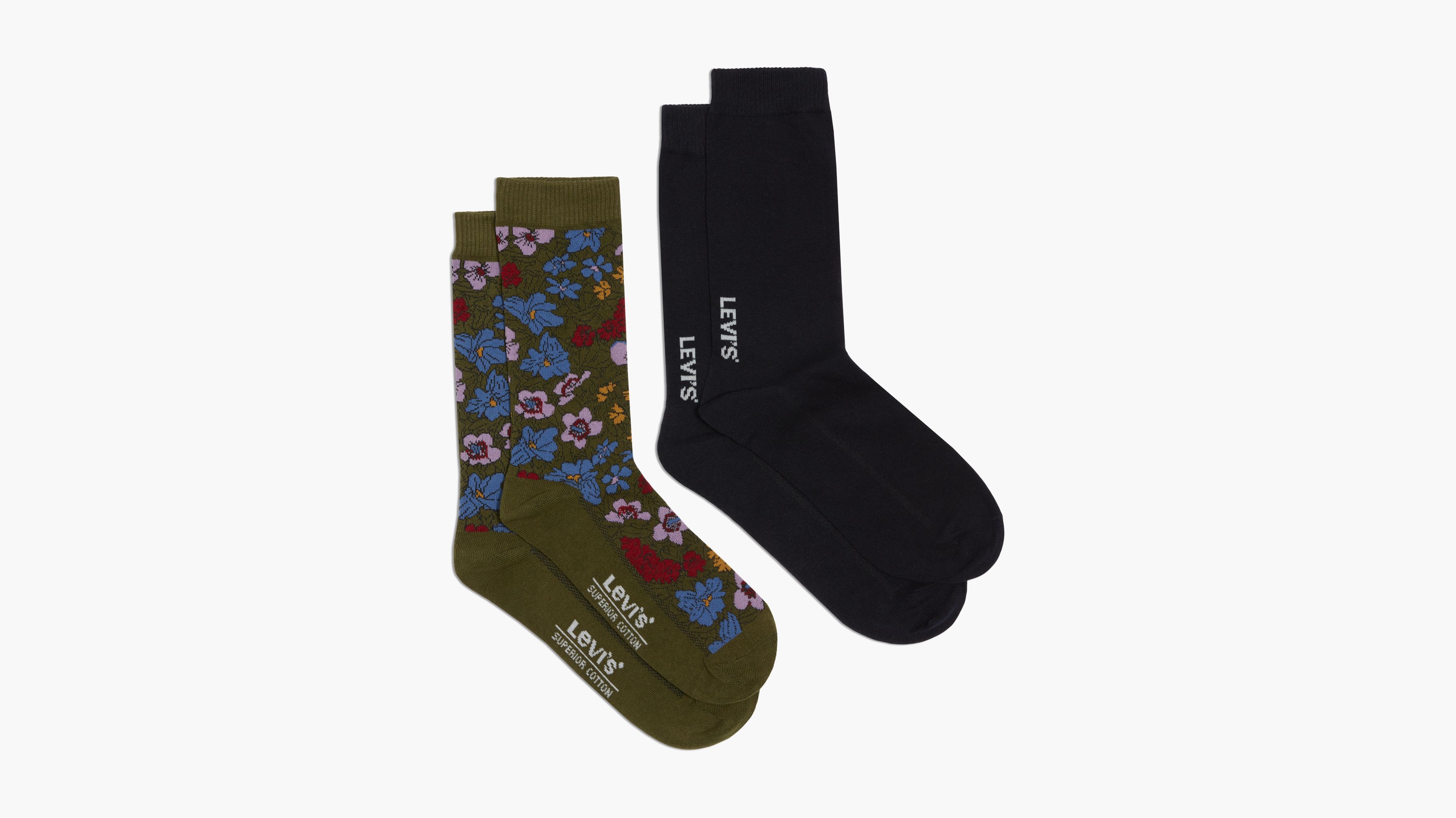 levis socks size guide