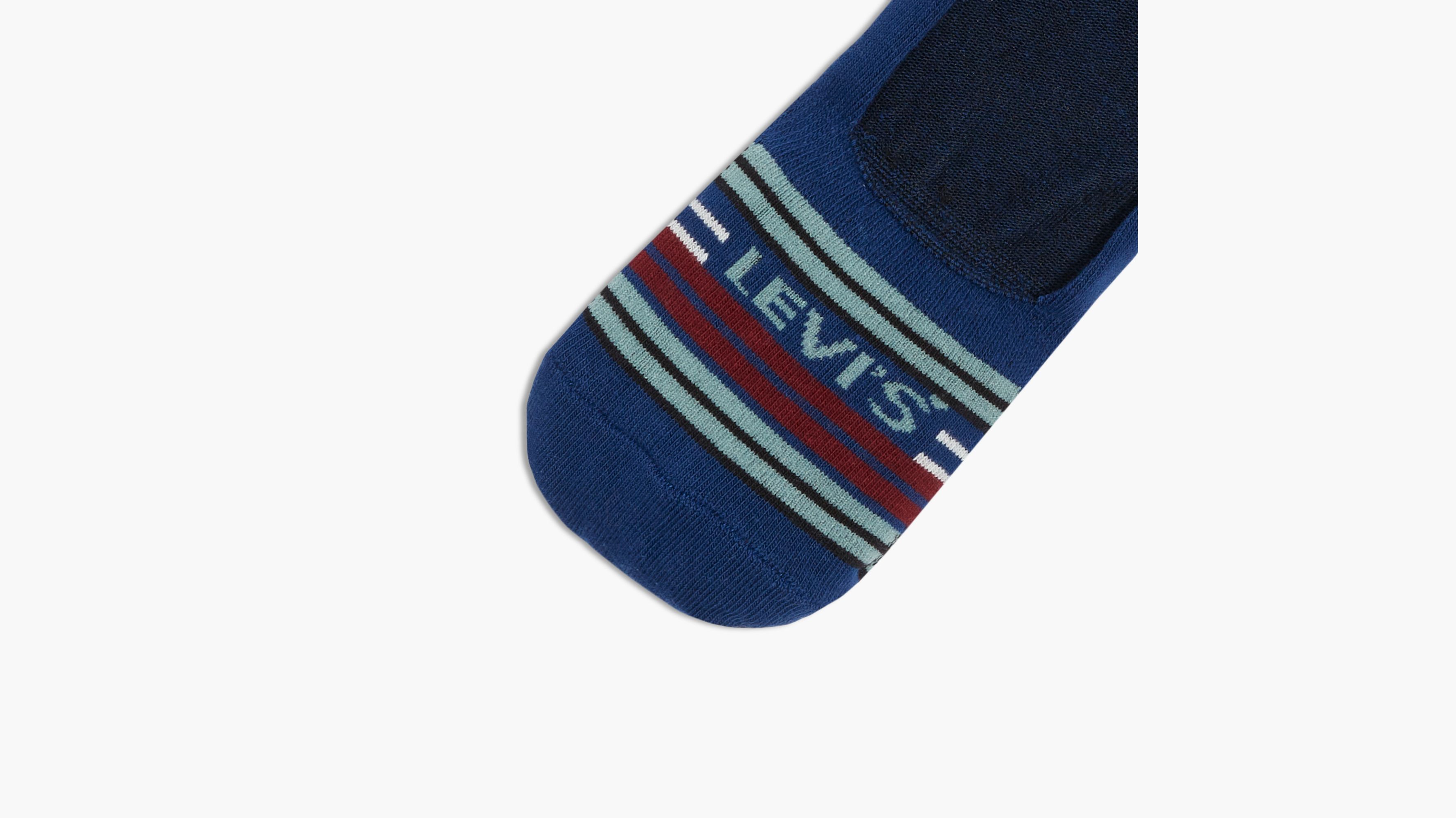 Striped No Show Socks 3