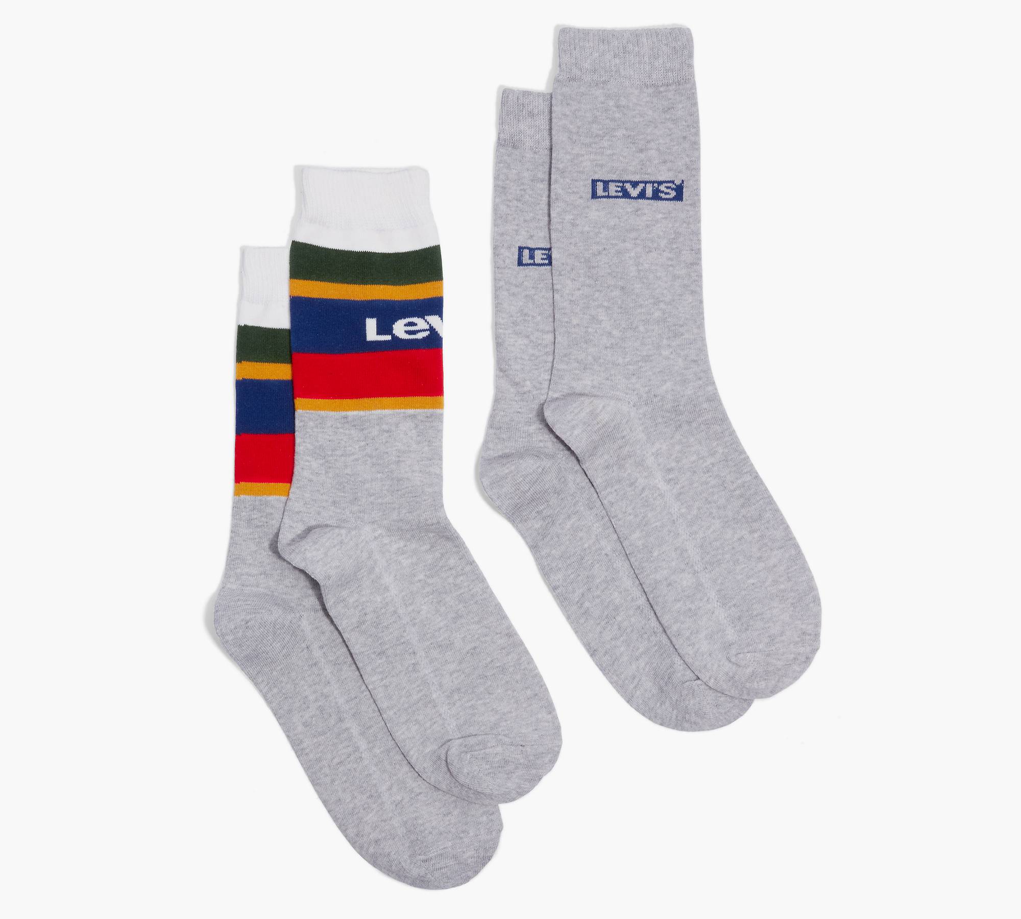 Colorblocked Stripe Socks 1