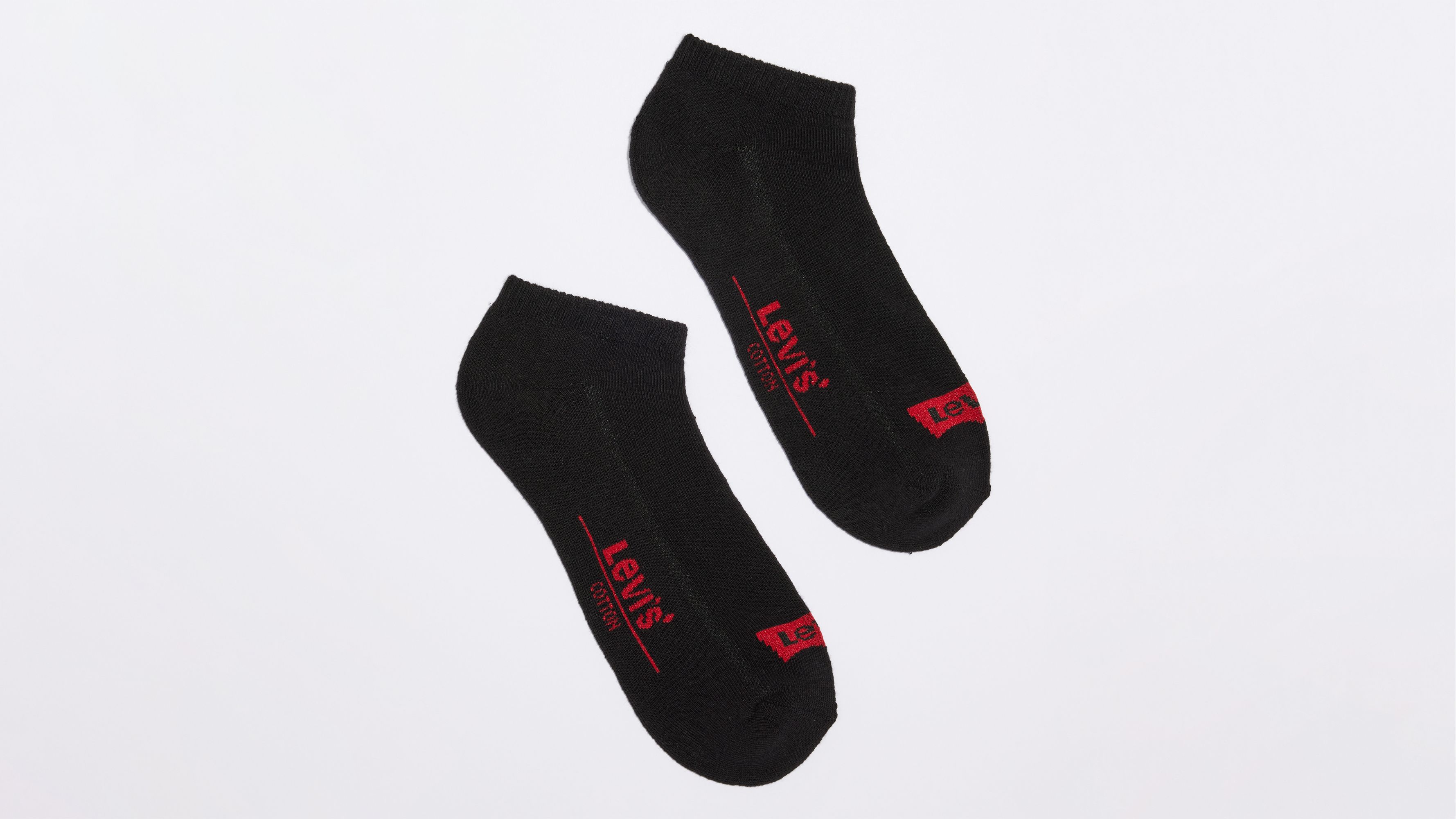 Levi's® Logo Low Cut Socks (3 Pack) - Black