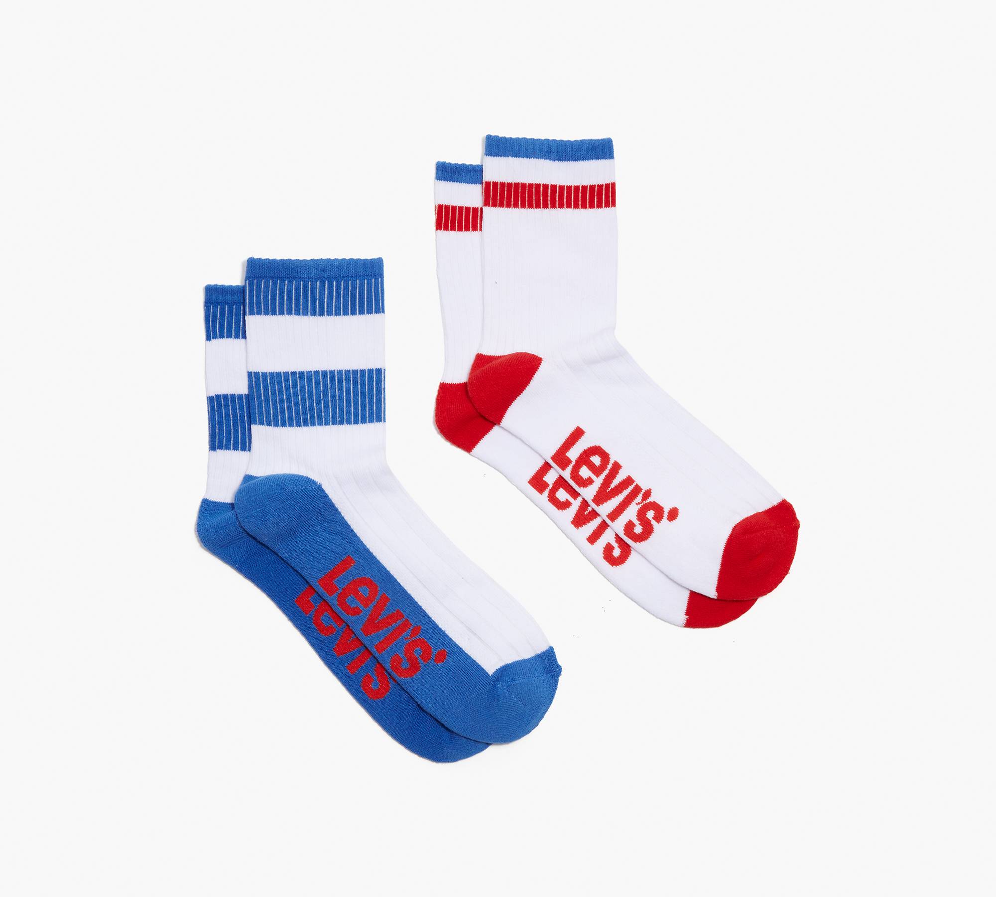 Sport Stripe Short Socks (2 Pack) - Multi-color | Levi's® US