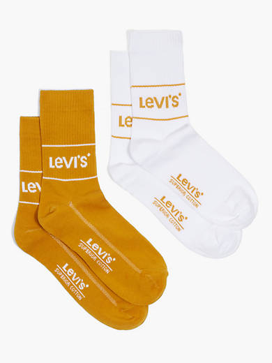 Levi's Logo Sport Short Cut Socks Calcetín Corto Unisex Adulto 