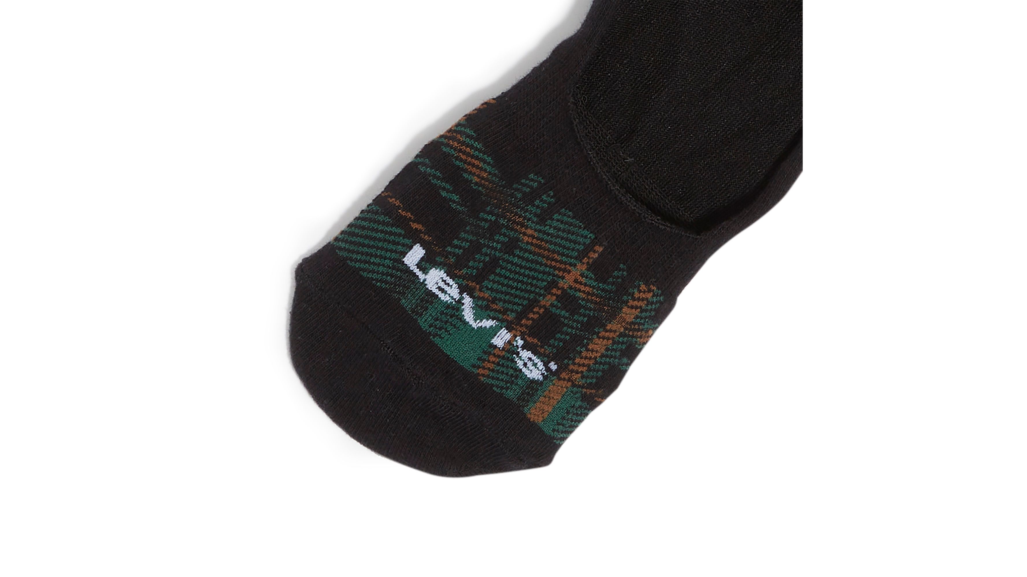 No Show Plaid Socks (3 Pack) - Multi-color | Levi&rsquo;s® US