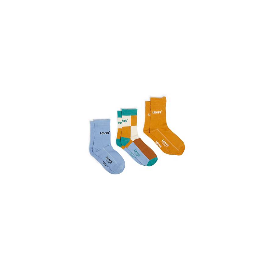 Short Cut Colorblock Socks (3 Pack) 1