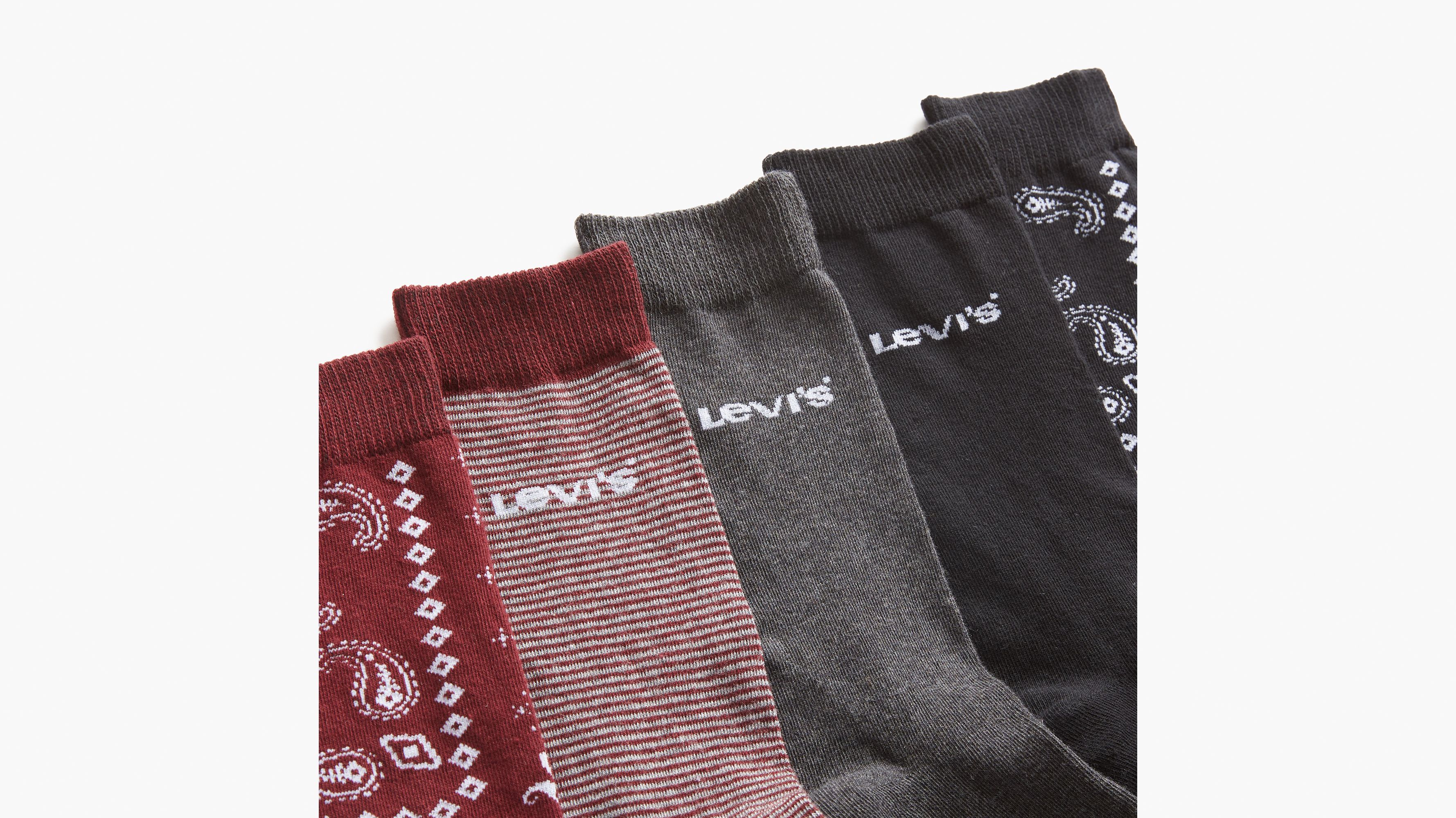 Bandana Socks (5 Pack) - Multi-color | Levi's® US