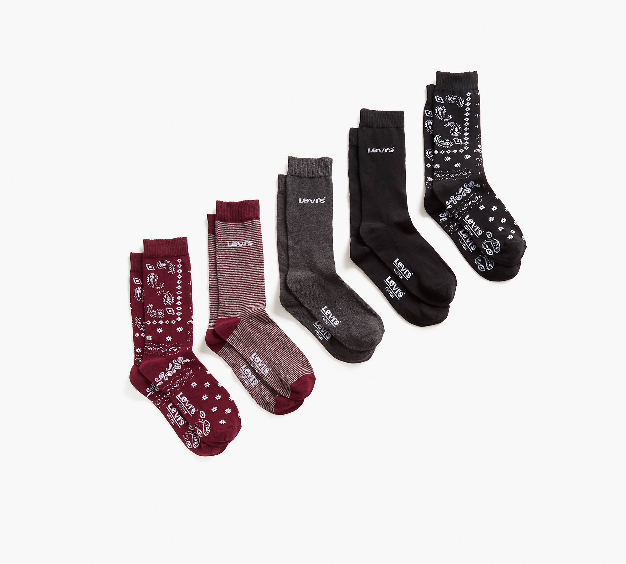 Bandana Socks (5 Pack) 1