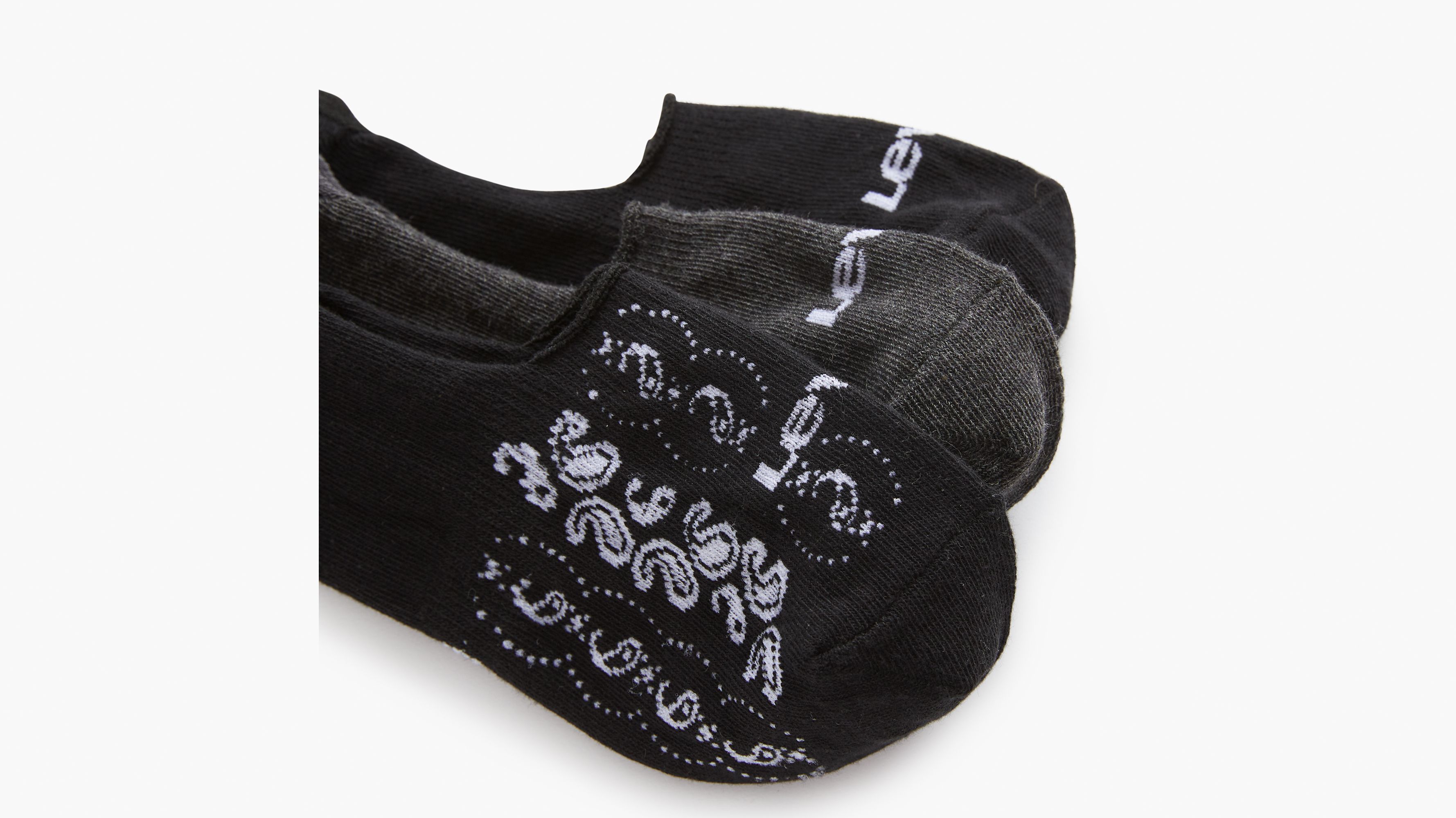 Bandana Patch No Show Socks (3 Pack) 2