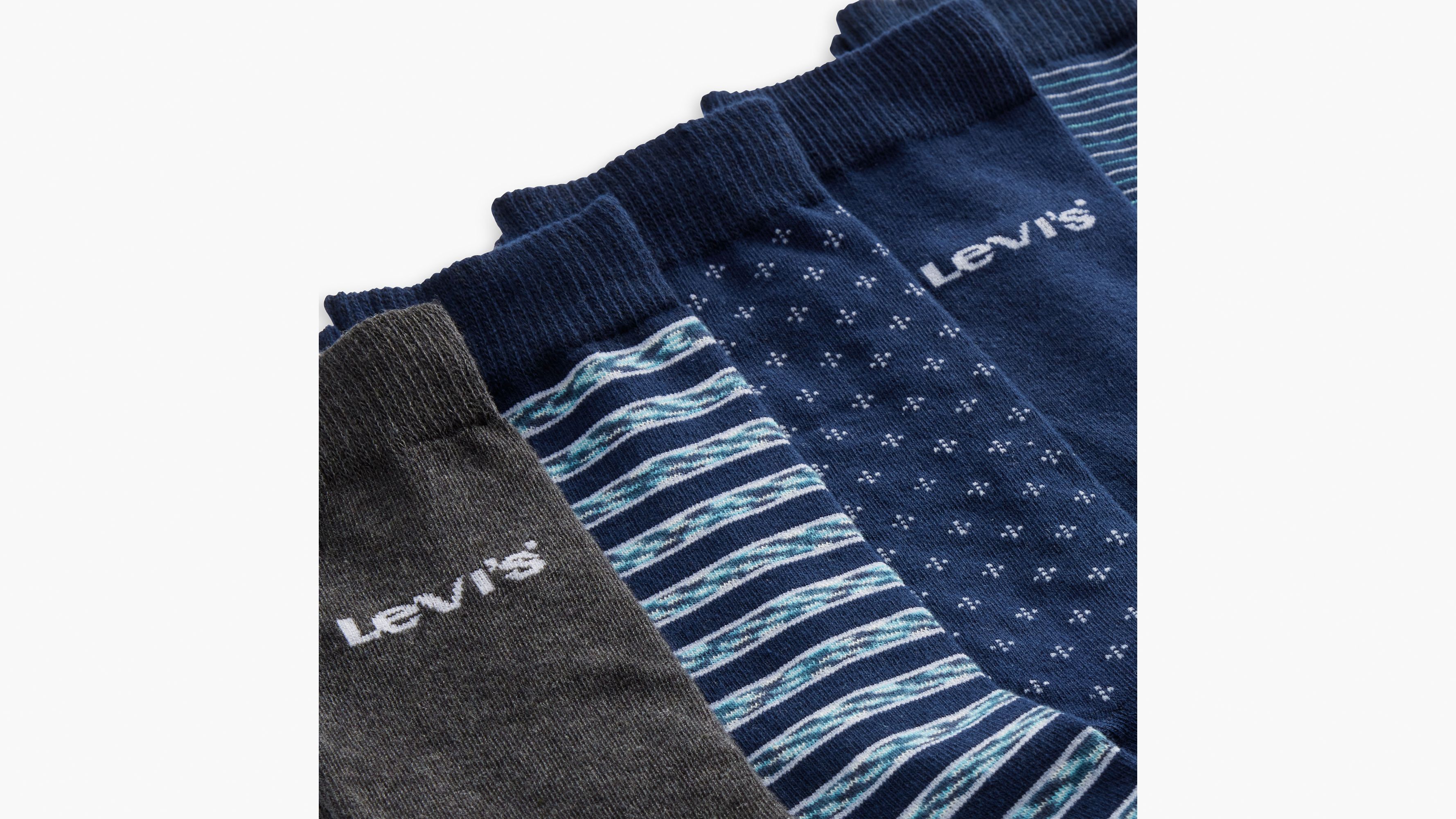 Stripe Mix Regular Cut Socks (5 Pack) 2