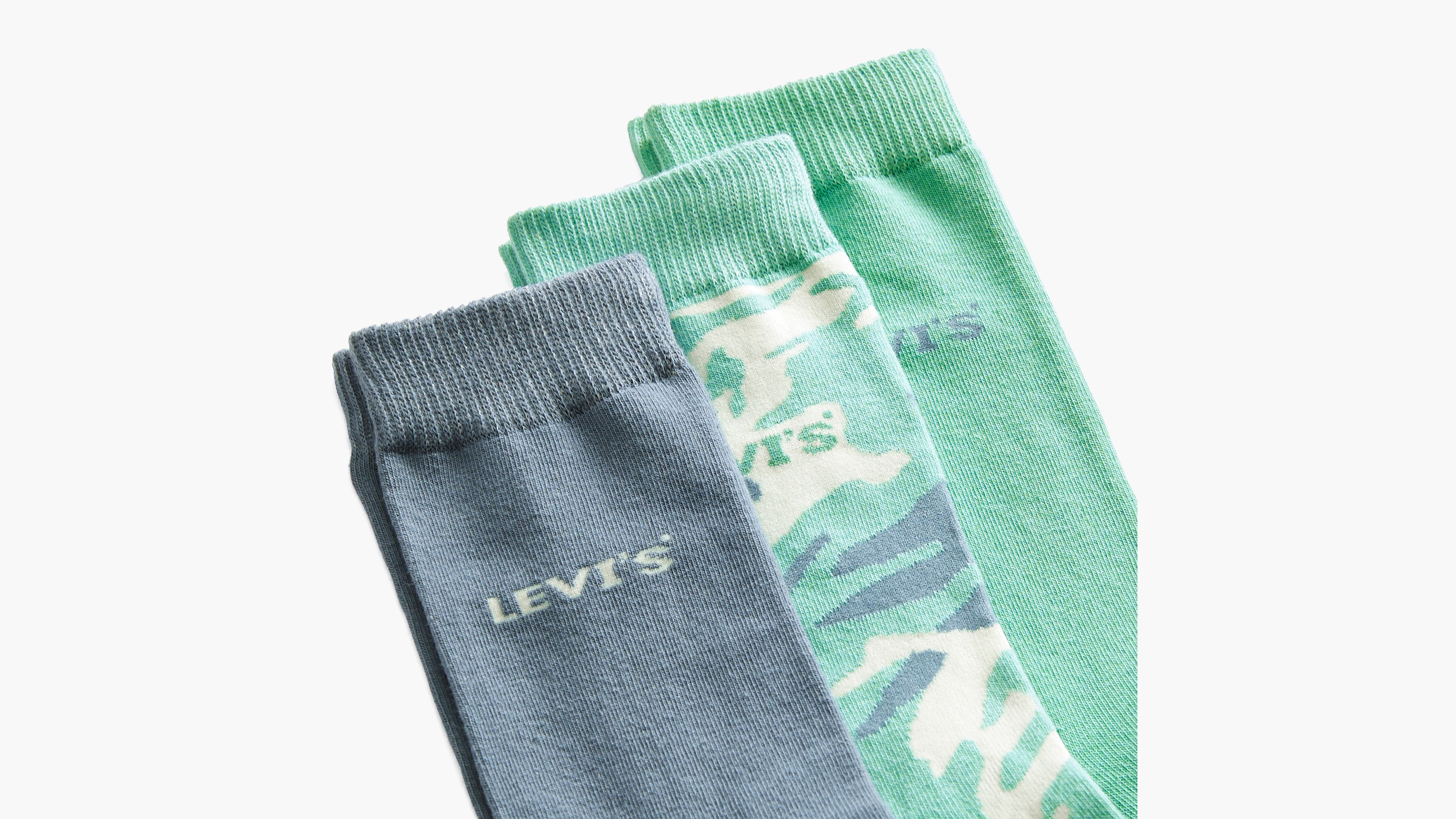 Regular Cut Camo Socks (3 Pack) 2