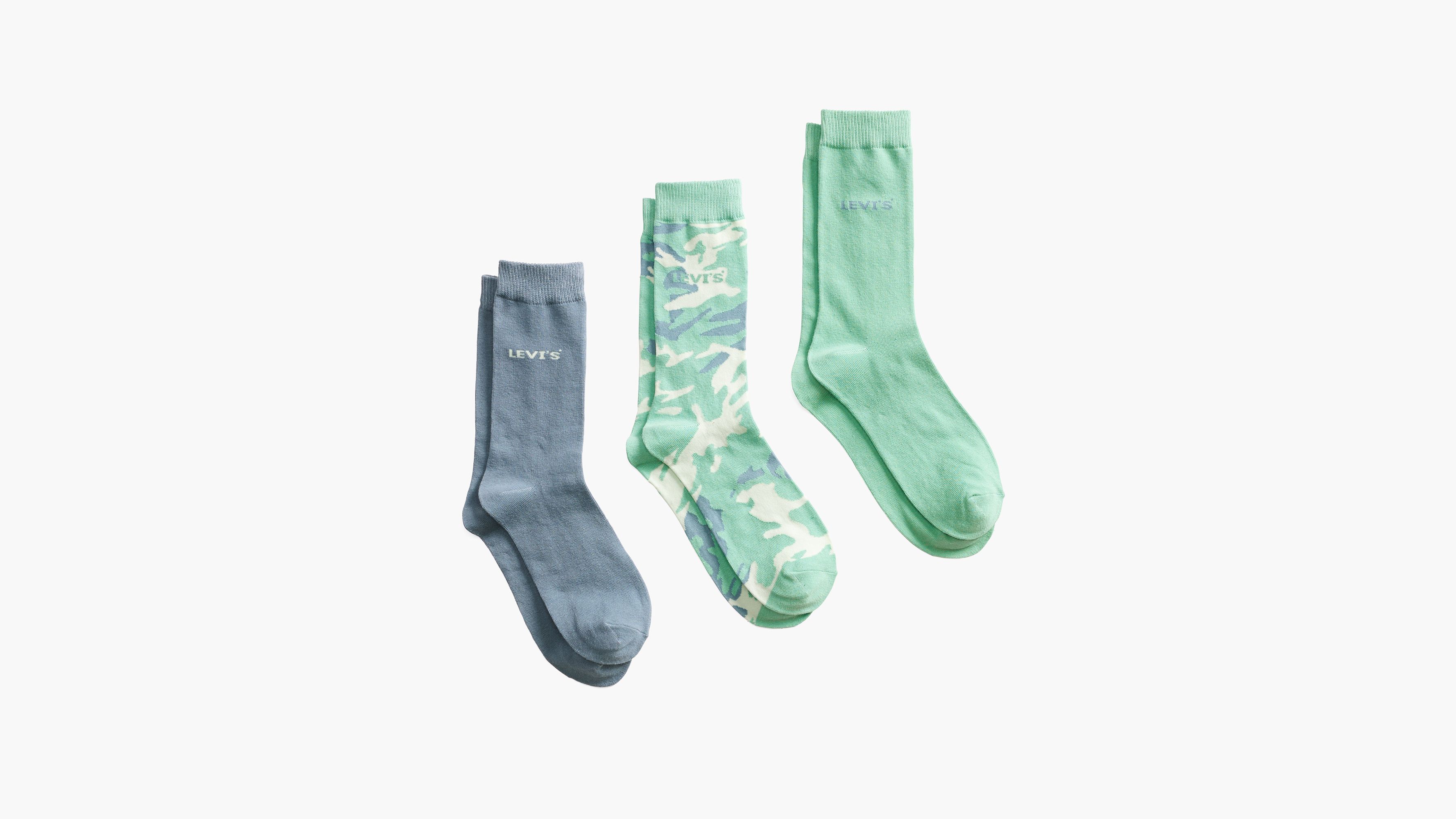 Regular Cut Camo Socks (3 Pack) 1