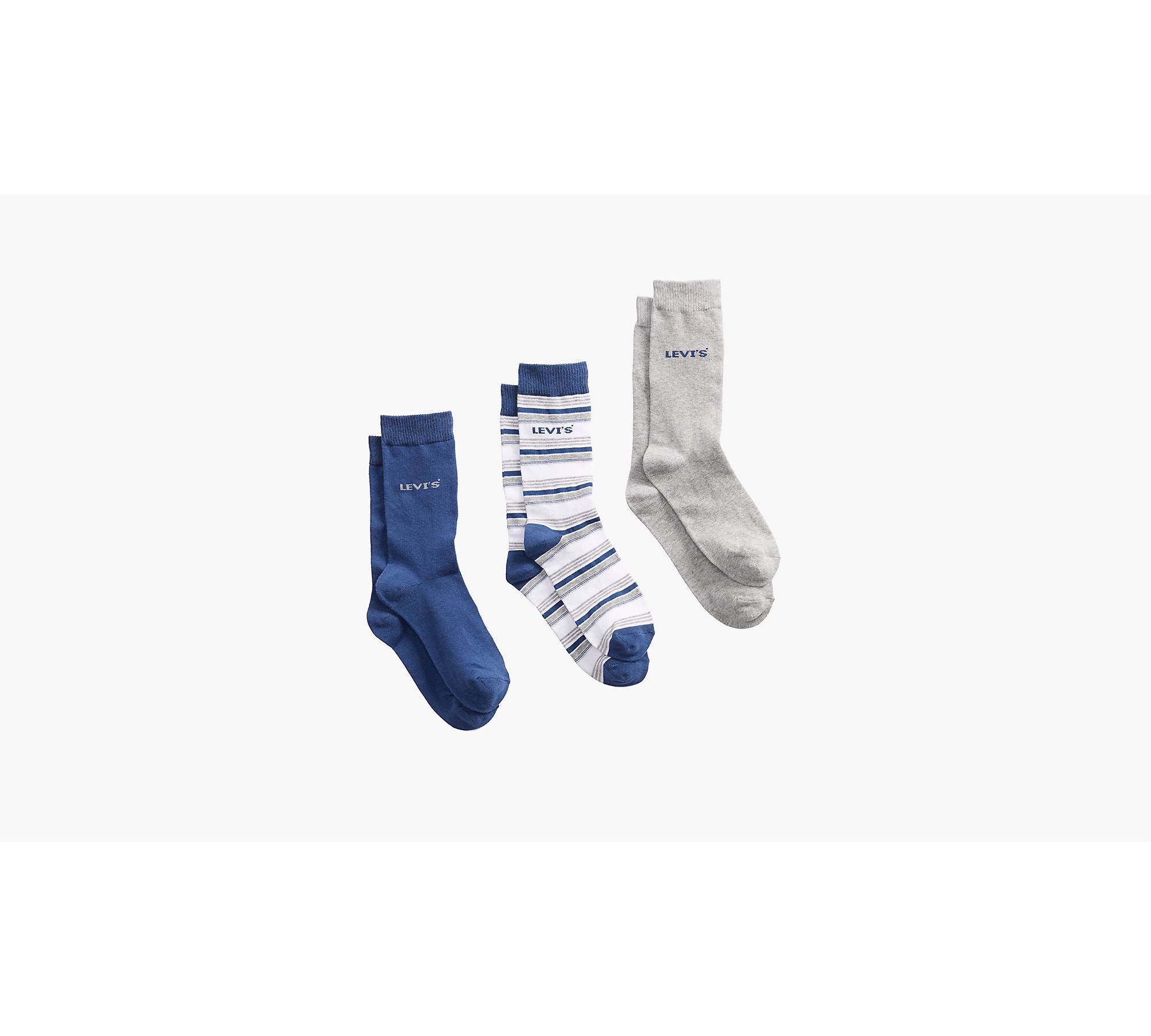 Polo Salt Water Stripe Regular Cut Socks (3-Pack) 1