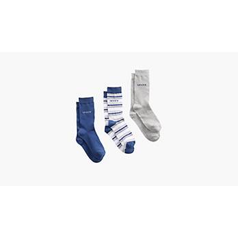 Polo Salt Water Stripe Regular Cut Socks (3-Pack) 1