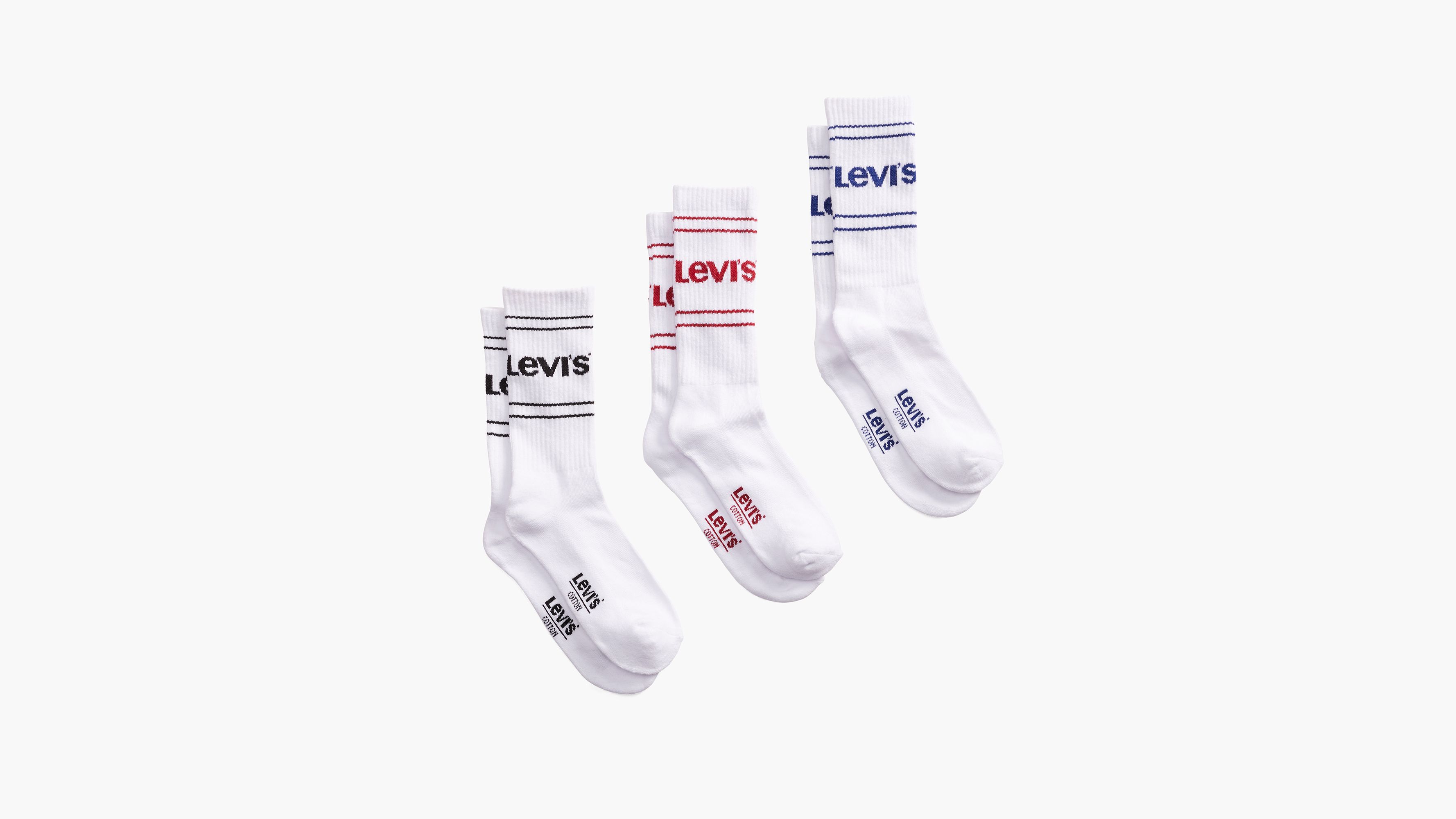 Sporty Logo Regular Cut Socks (3 Pack) 1