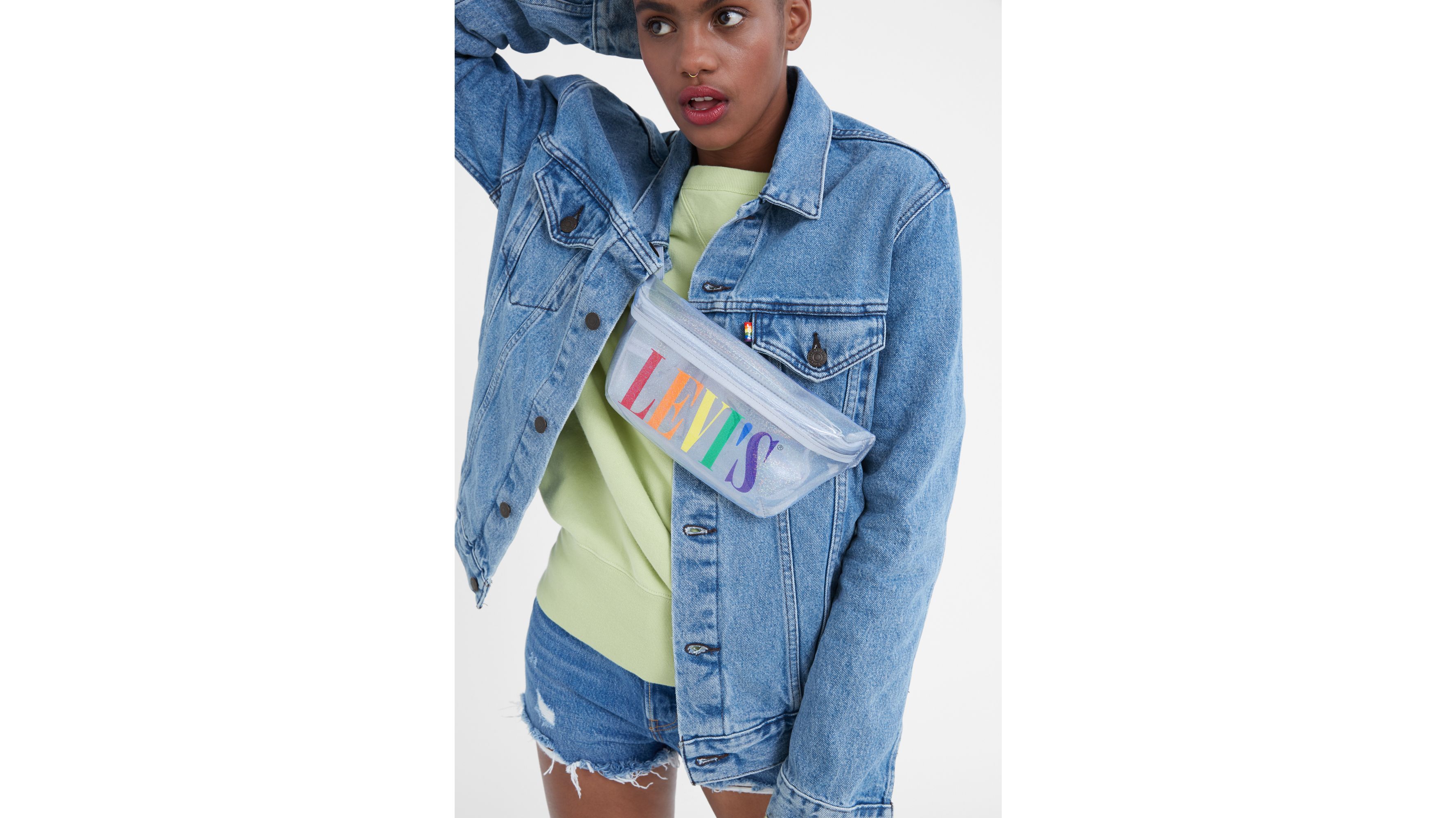 Levi's® Pride Logo Sparkle Sling 1