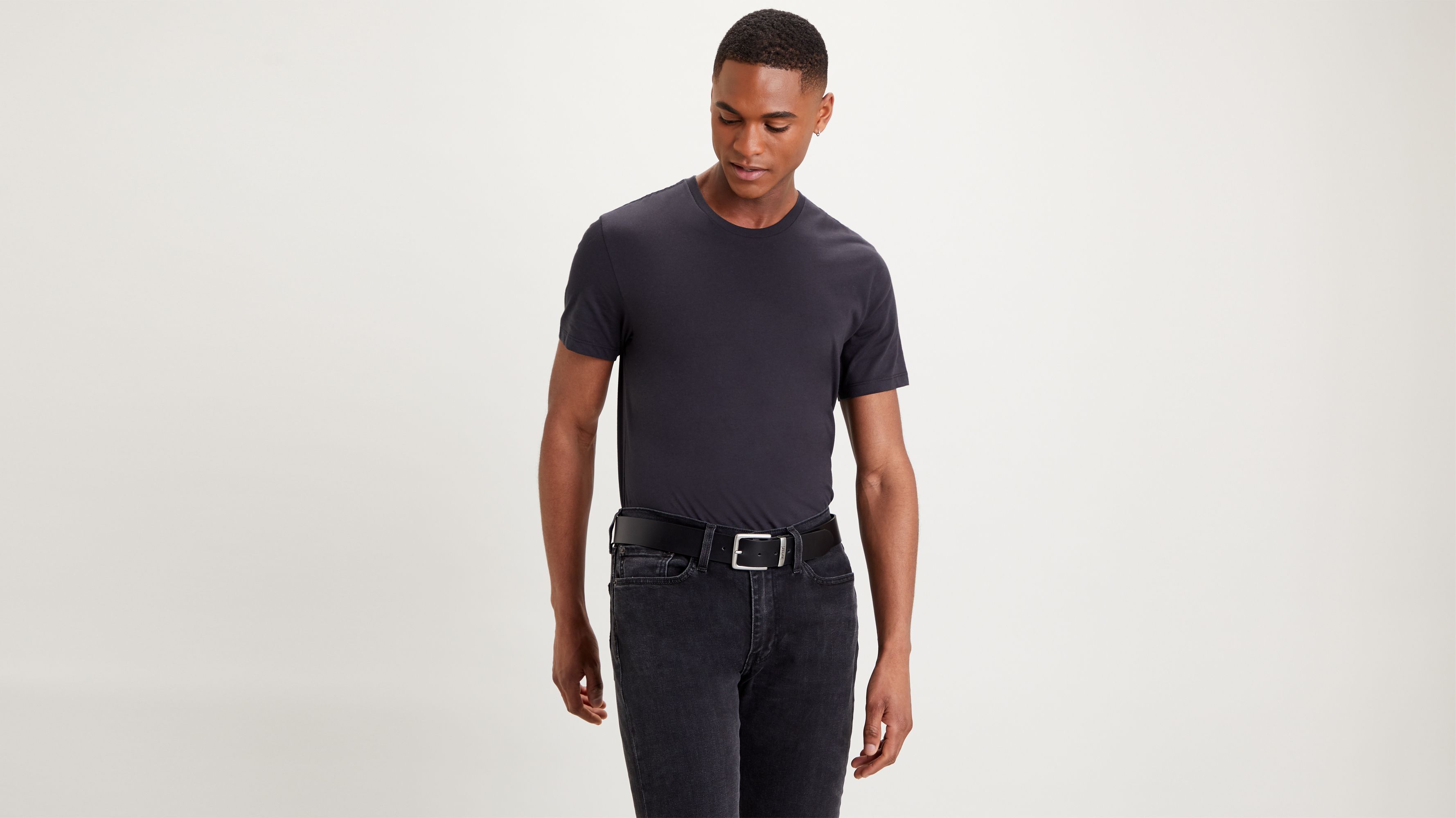 Ceinture Homme Levi's New Albert - 100% Cuir De Bovin, Boucle Classique