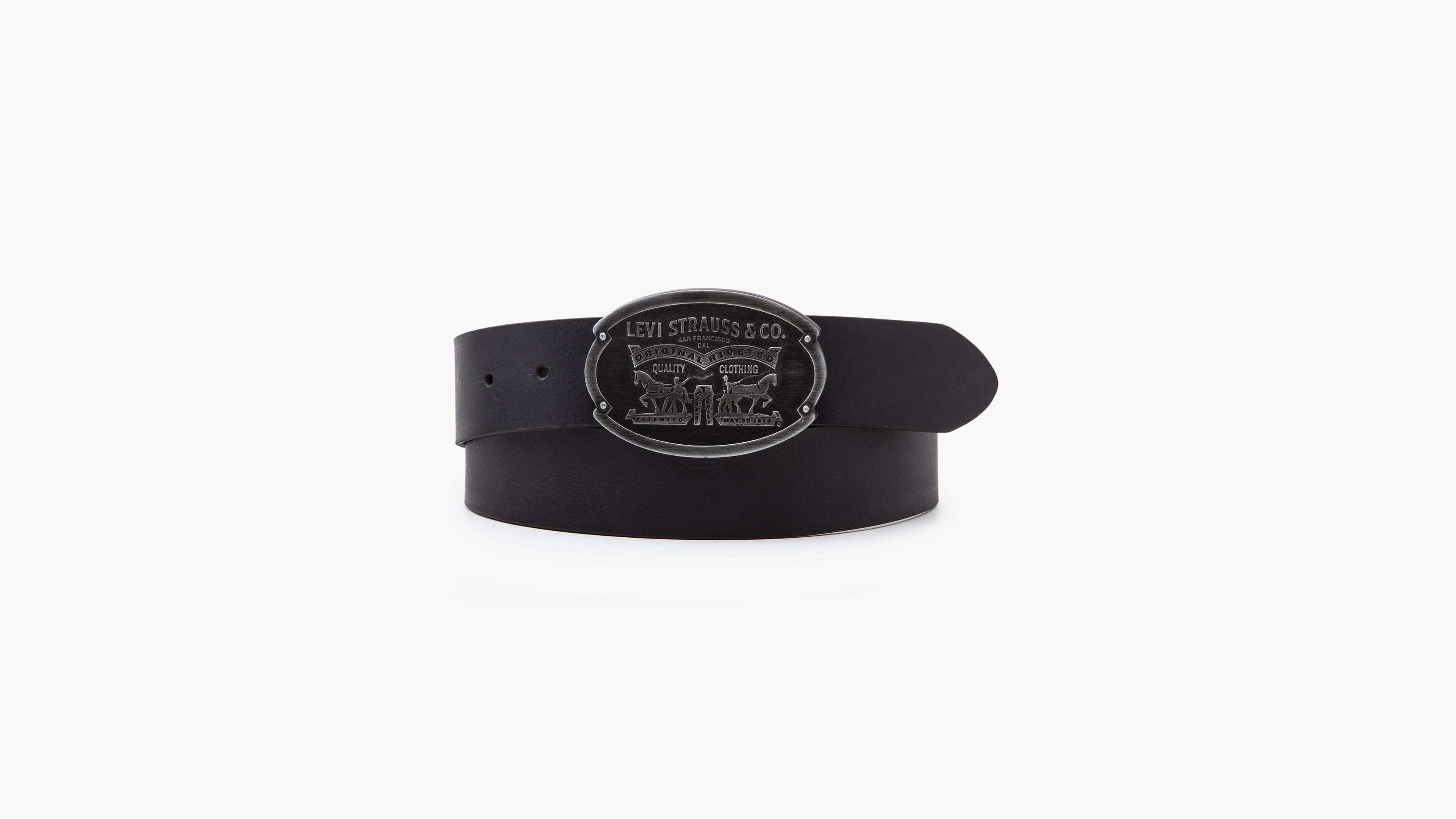 Billy Plaque Belt - Black