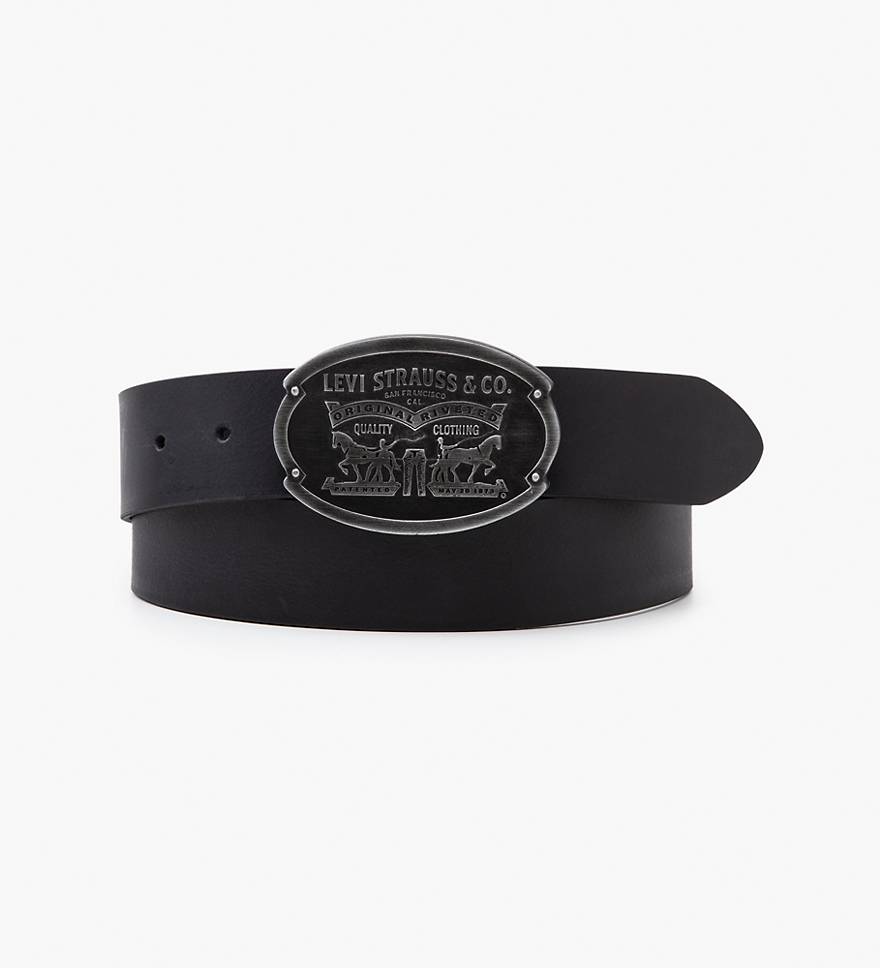 Billy Plaque Belt - Black | Levi's® CA
