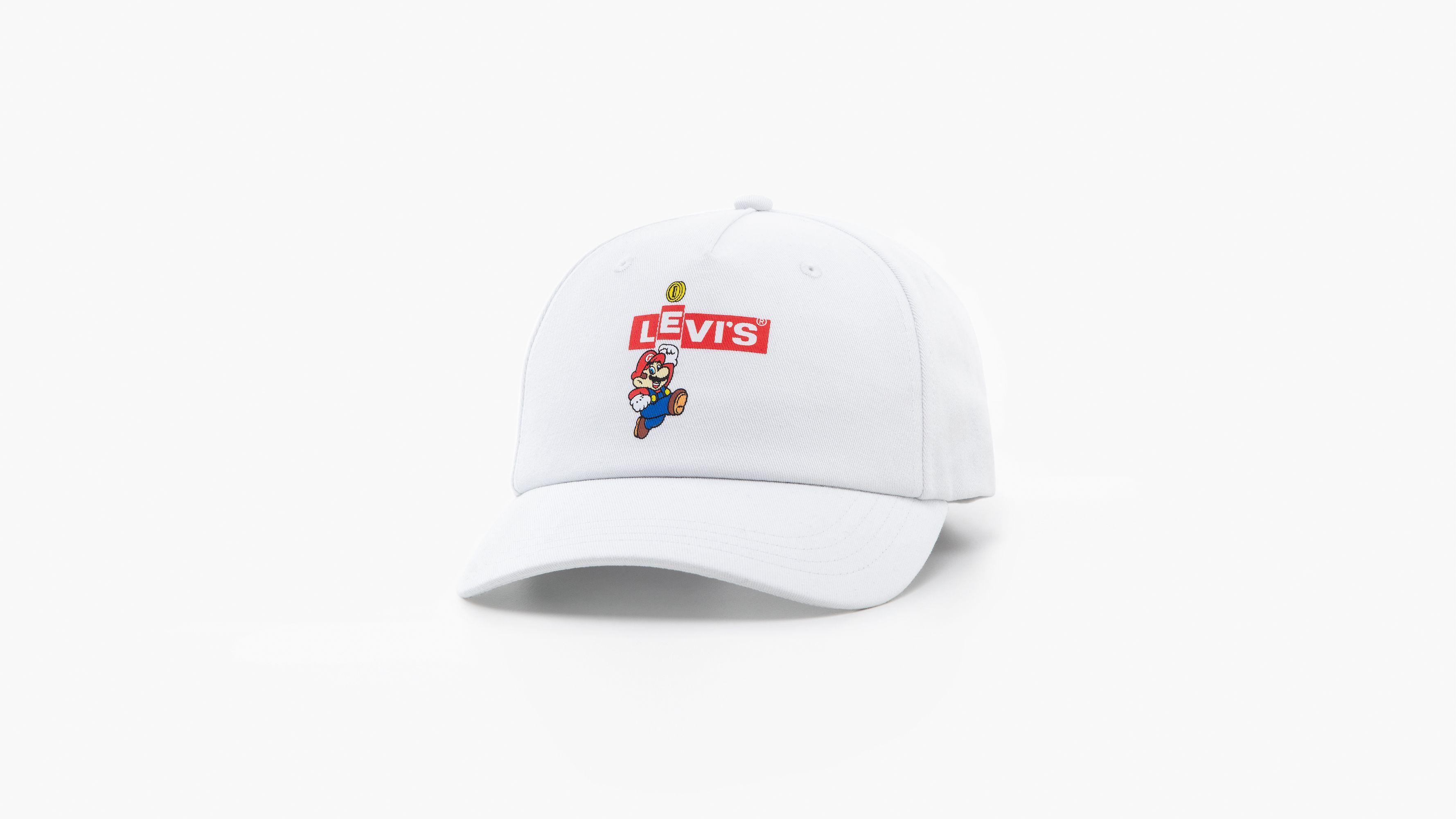 levis white cap