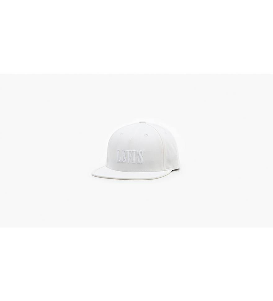 Levi's Logo Flat Brim Hat - White | Levi's® US