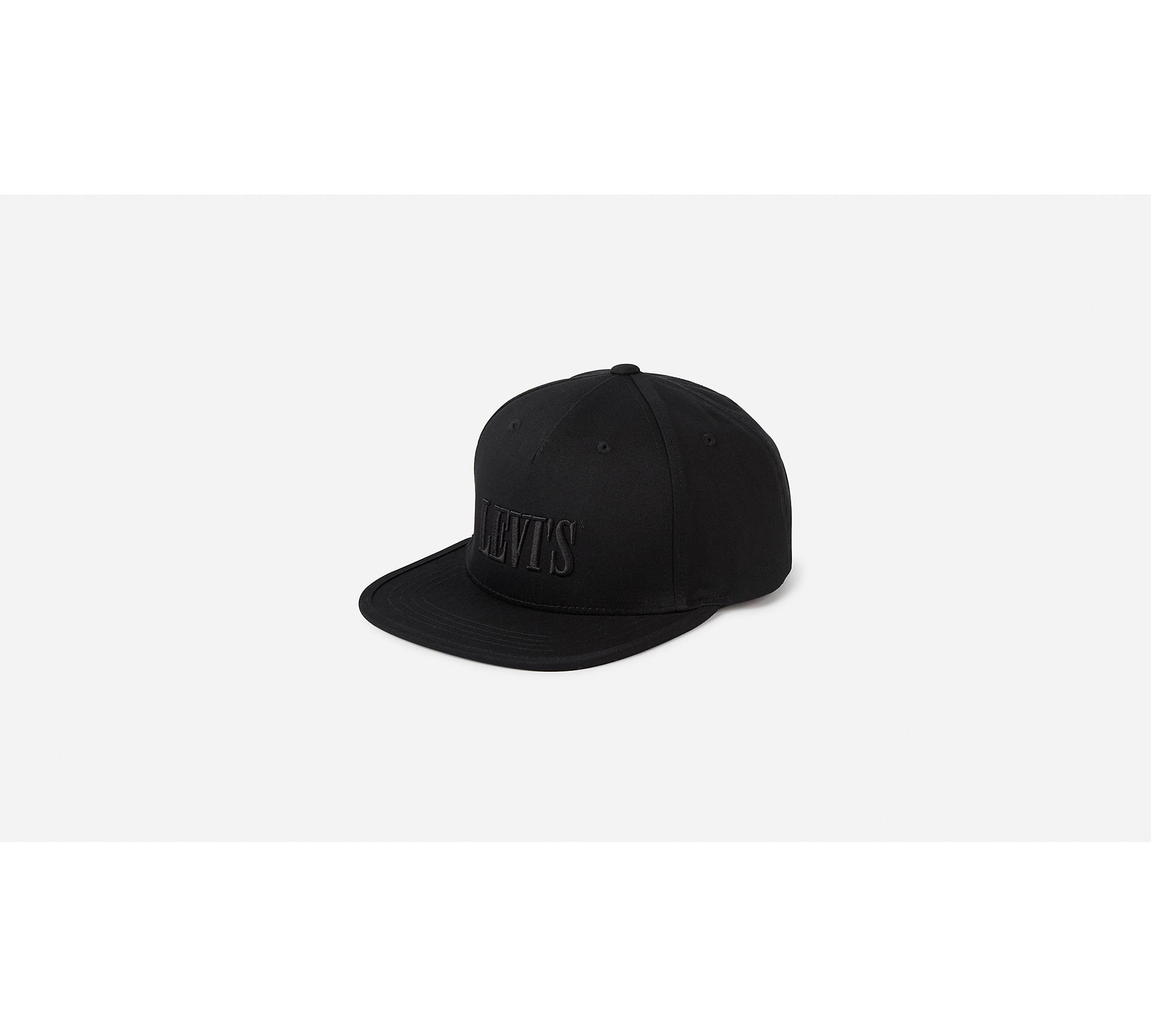 Levi's Logo Flat Brim Hat - Black | Levi's® US